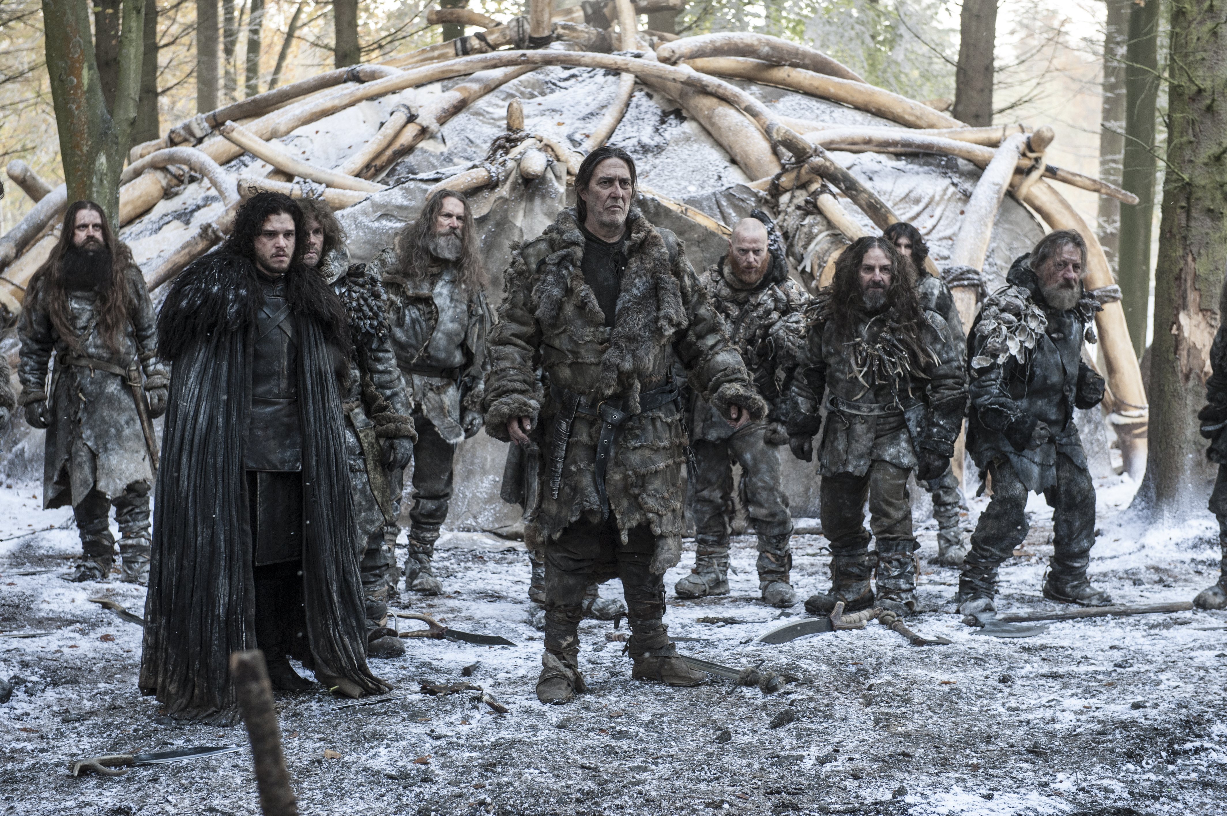 Jon Snow Kit Harington Mance Rayder Ciaran Hinds 4256x2832