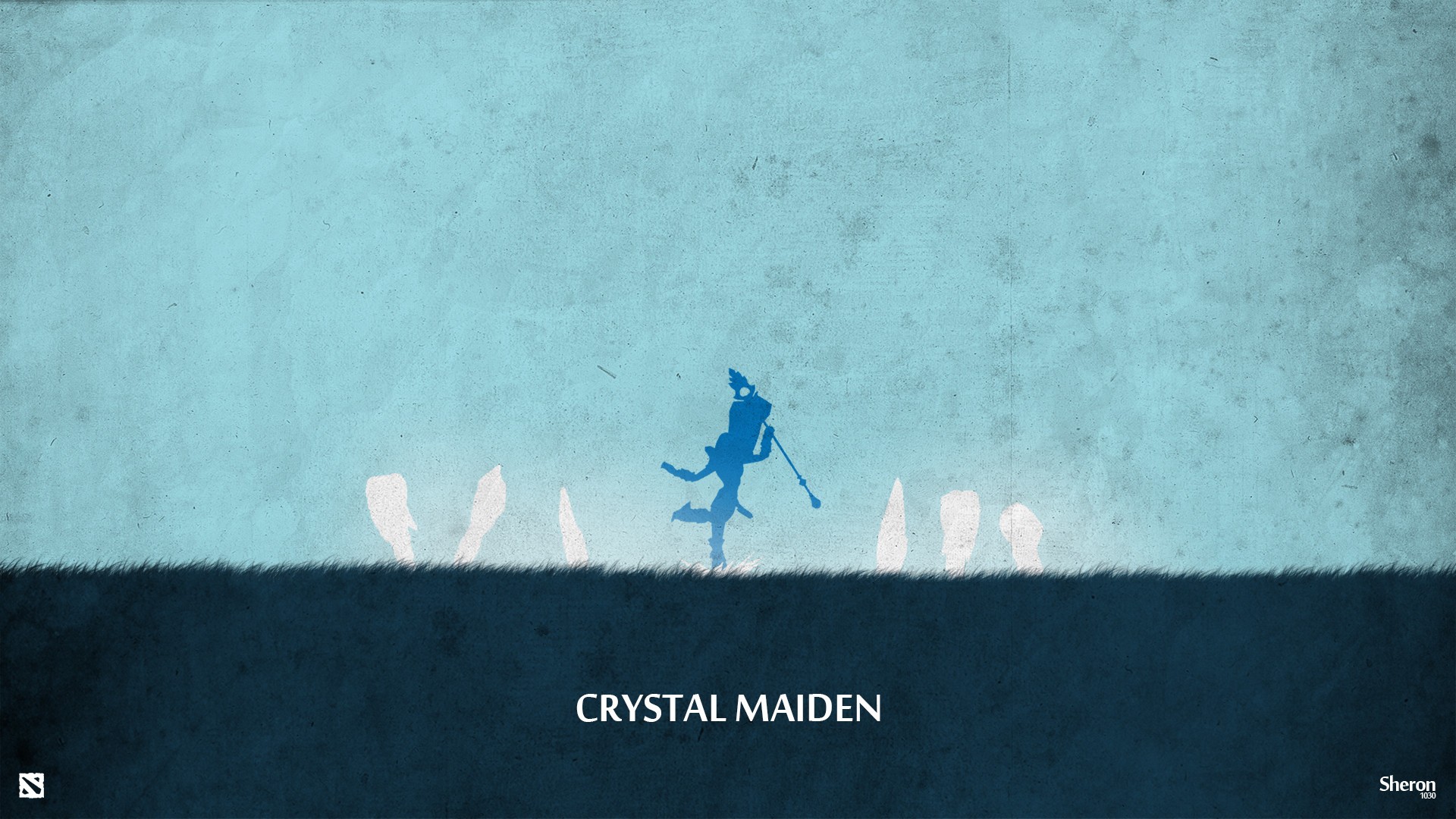 Dota 2 Crystal Maiden DOTA2 Video Games Rylai Cyan 1920x1080