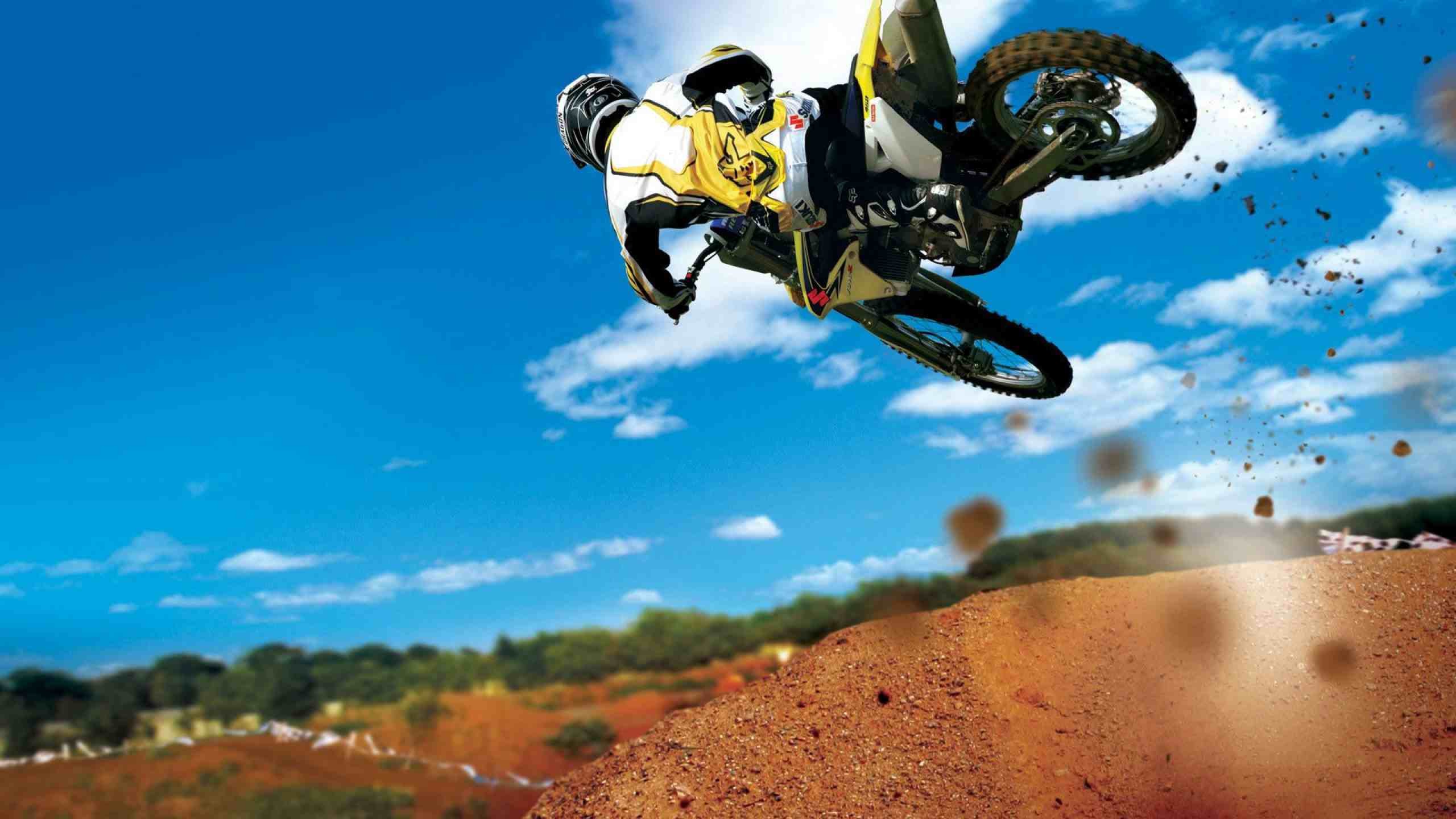 Dirt Bikes Stunts Vehicle Motorcycle 2560x1440
