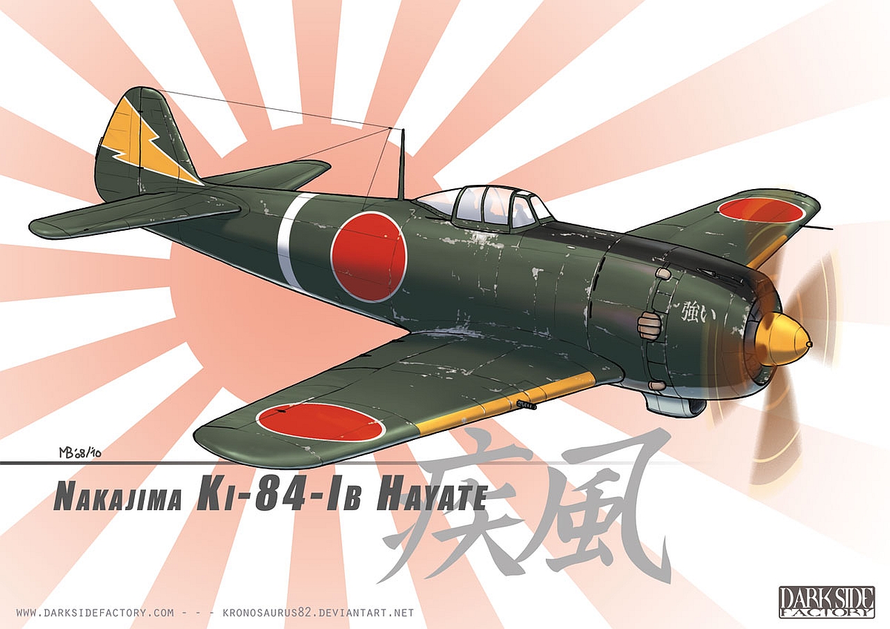Military Nakajima Ki 84 1280x905