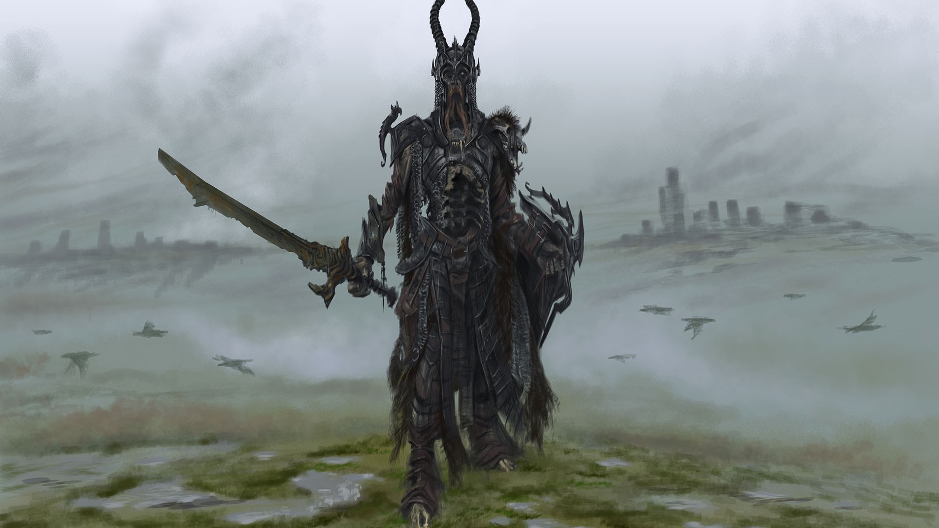 Video Games The Elder Scrolls V Skyrim Draugr Warrior 1920x1080