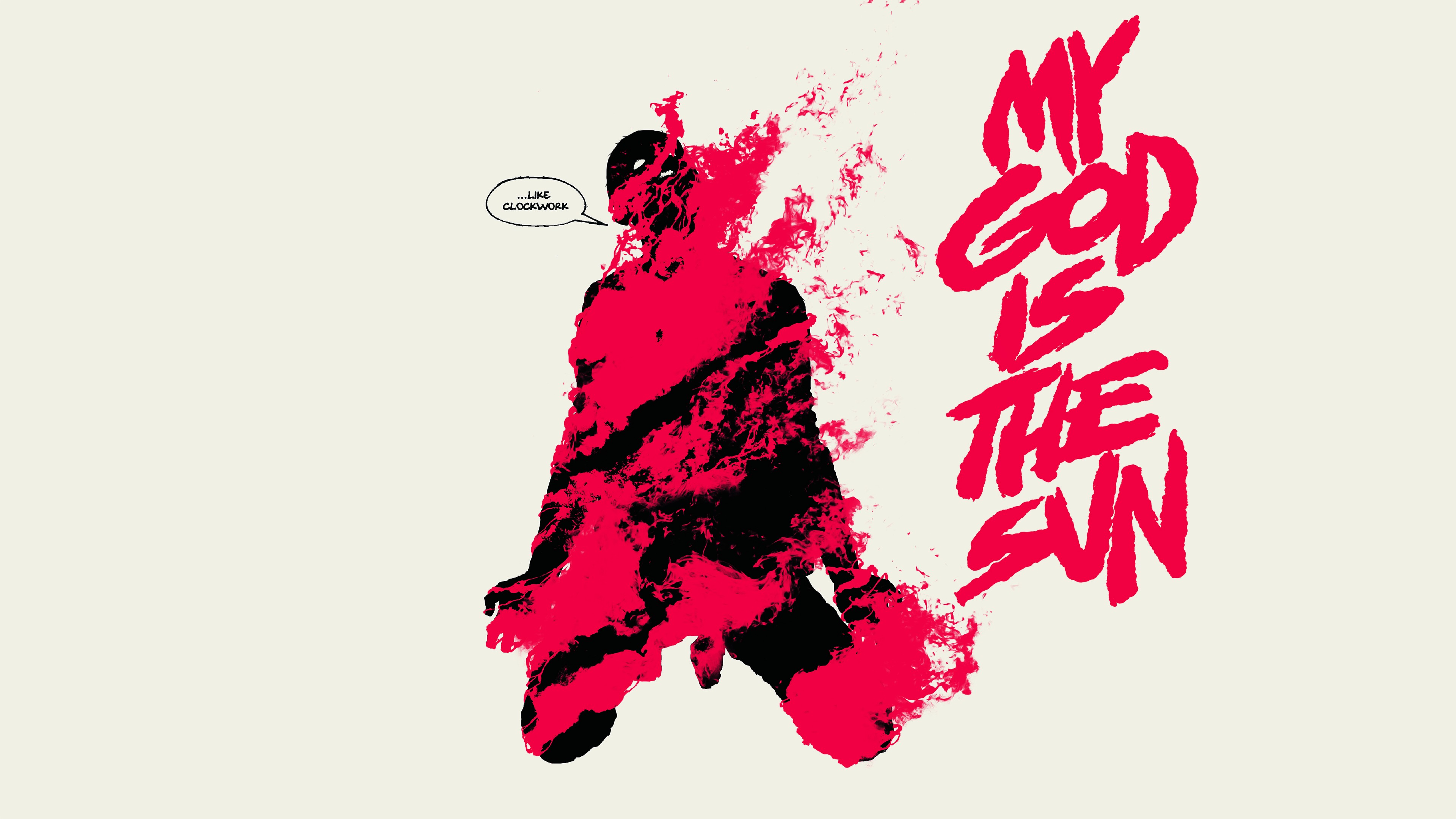 Queens Of The Stone Age Music Artwork Simple Background 3840x2160
