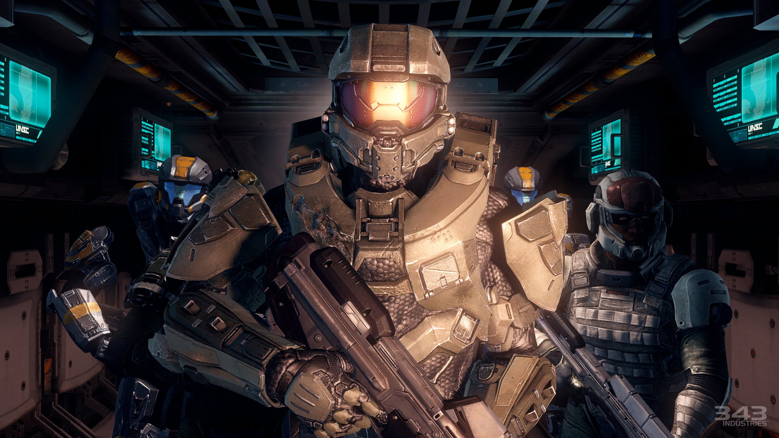 Master Chief Halo 4 343 Industries Halo Master Chief Collection Xbox One Video Games Halo 2560x1440