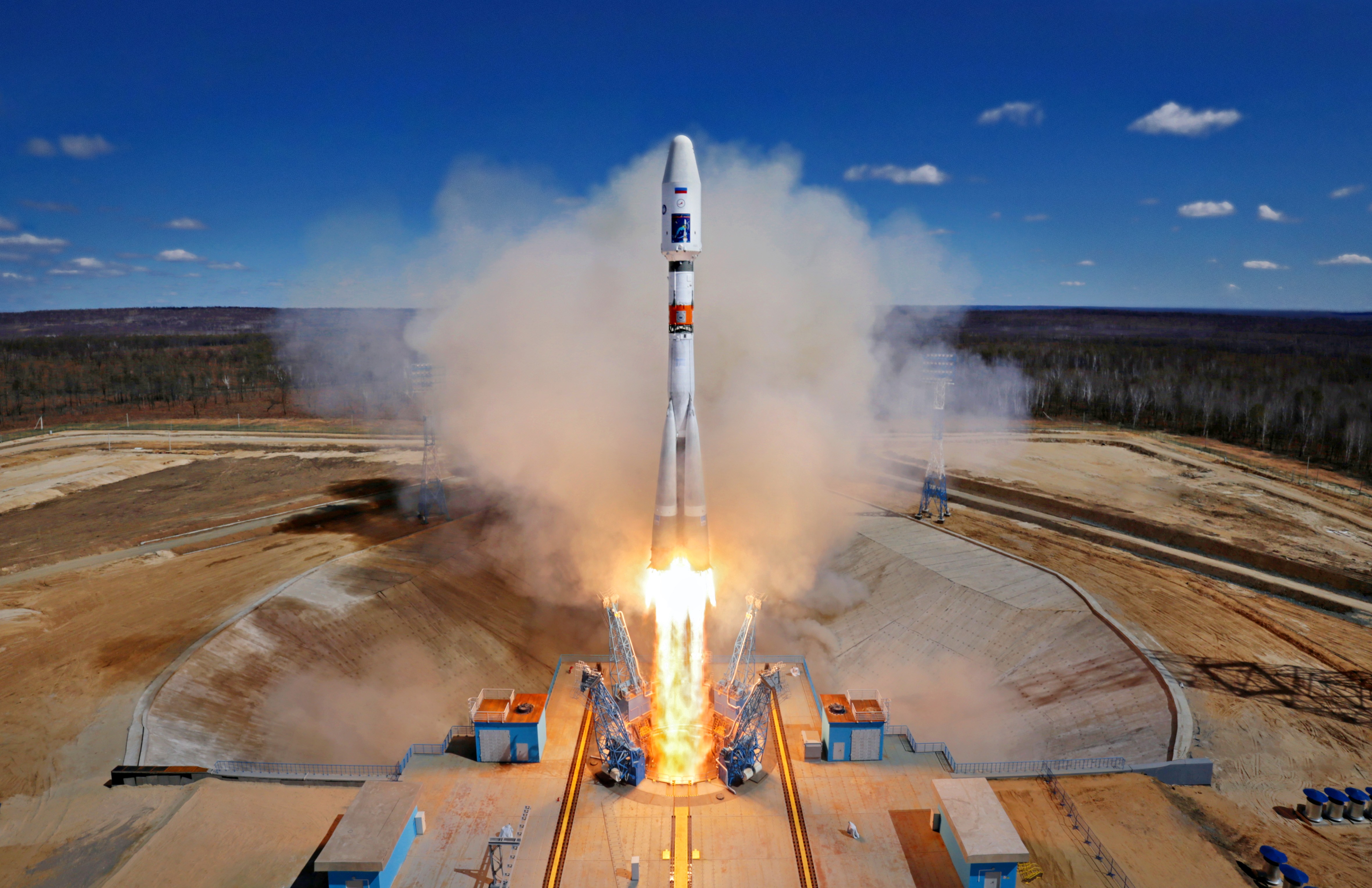 Roscosmos Vostochny Cosmodrome Soyuz Spaceship Rocket 4724x3060