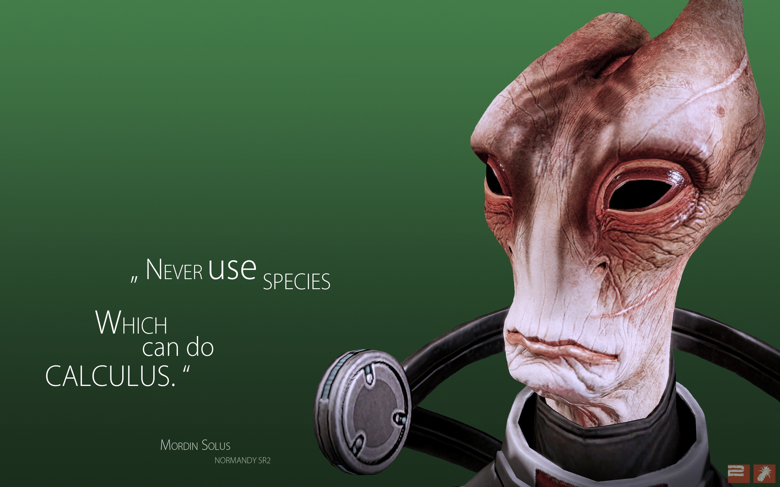 Mass Effect Mass Effect 2 Mass Effect 3 Mordin Solus Quote Video Games 2560x1600