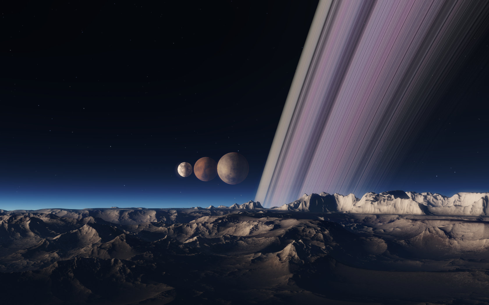 Space Engine Space Planet Moon 1680x1050