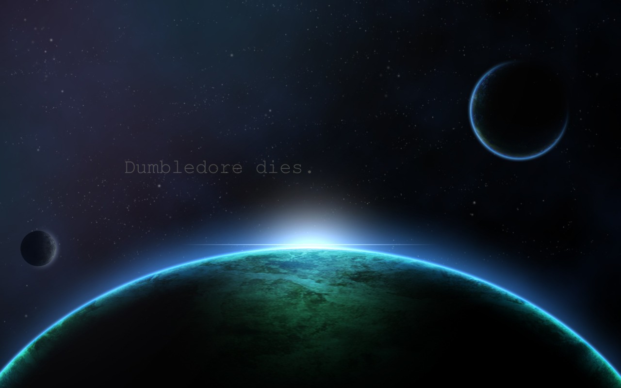 Humor Space Planet Albus Dumbledore Spoilers 1280x800
