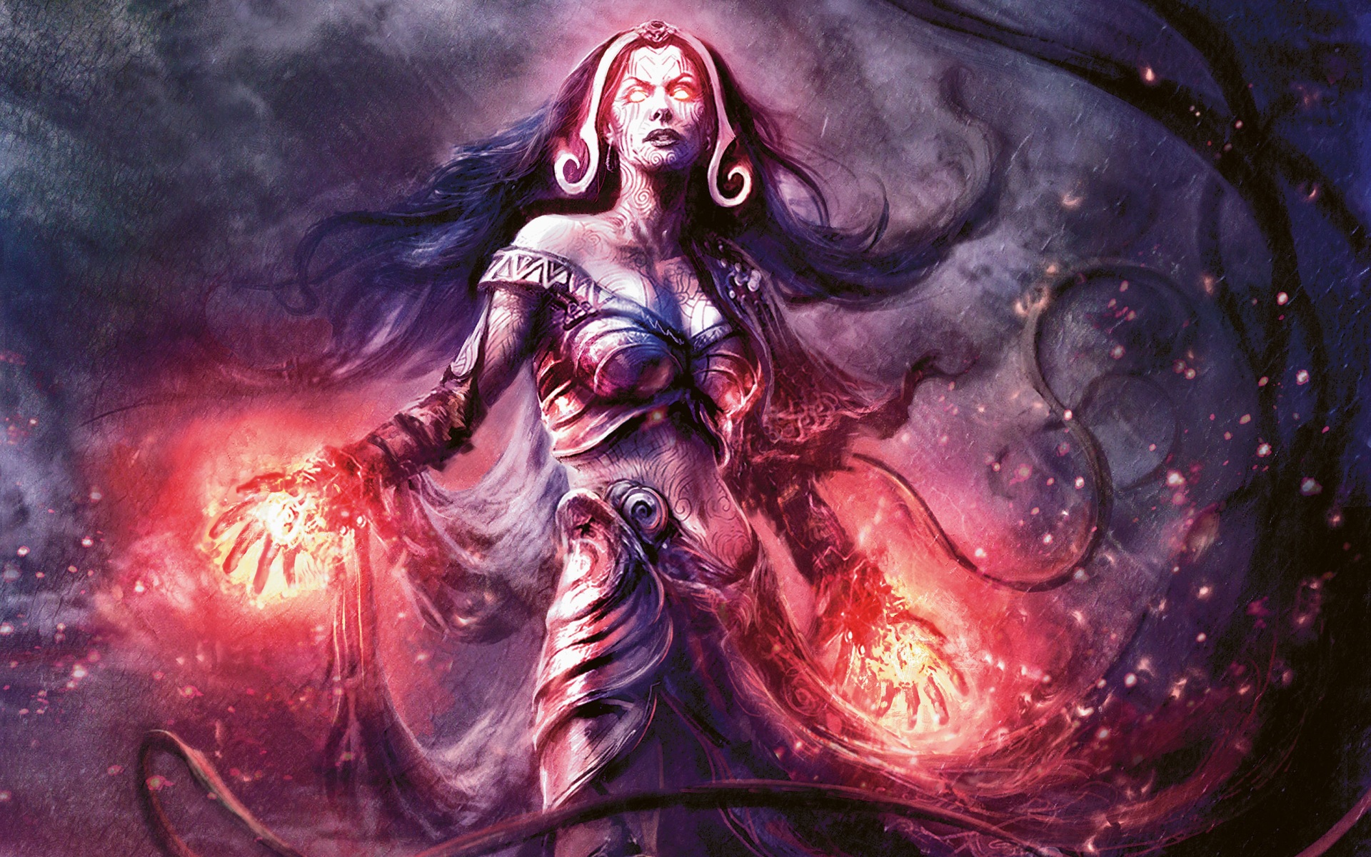 Fantasy Art Liliana Vess Magic The Gathering 1920x1200