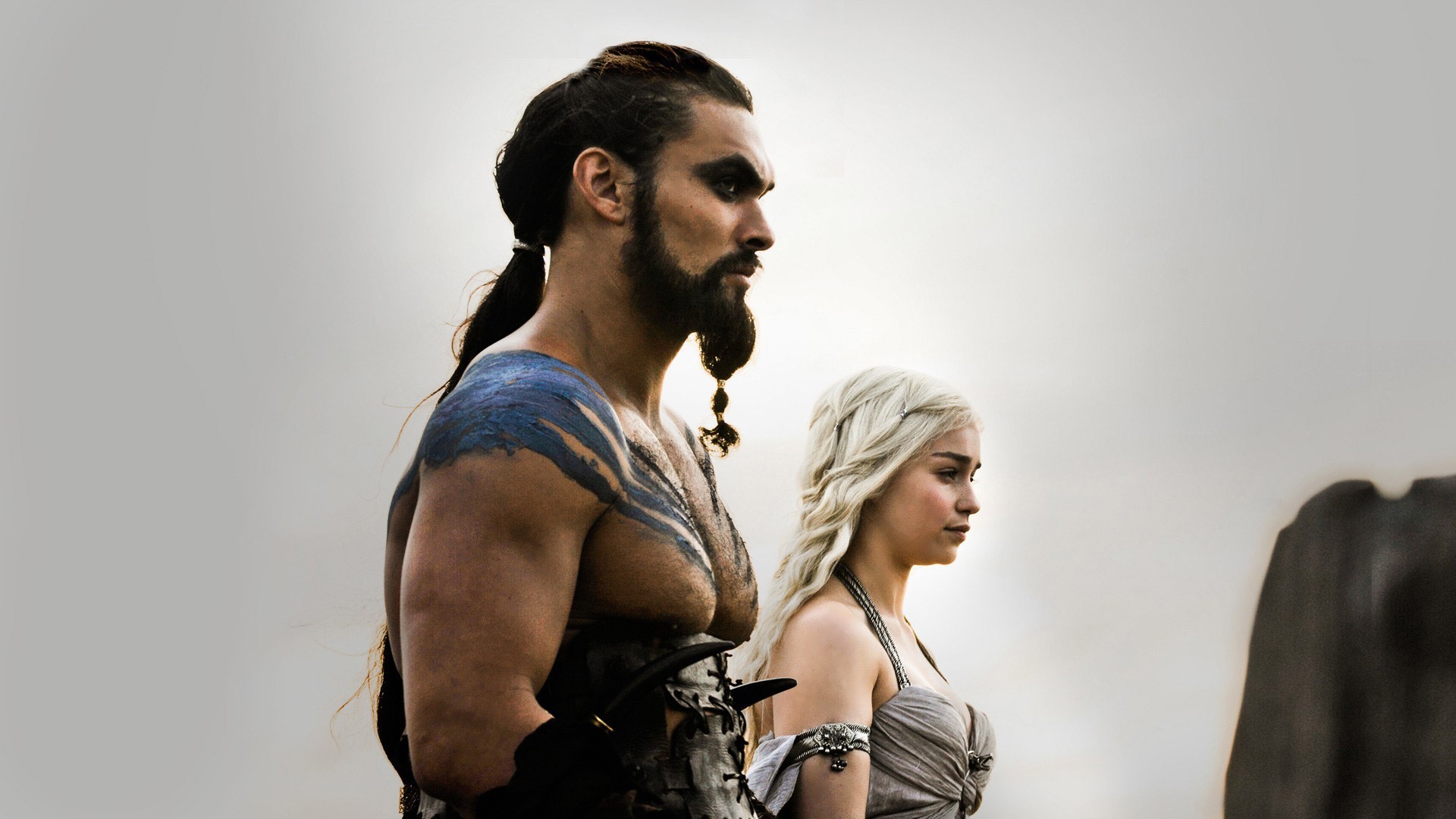 Game Of Thrones Emilia Clarke Tv Series Khal Drogo Daenerys Targaryen 1920x1080