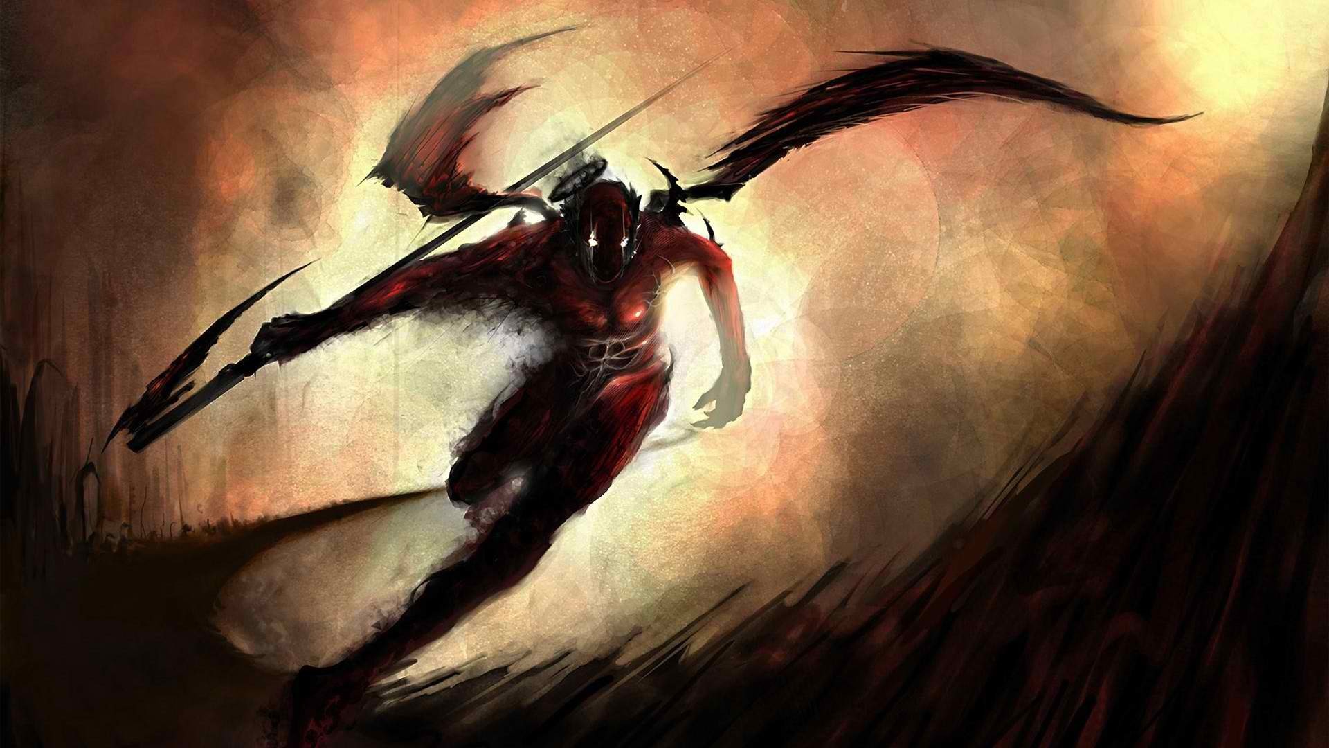 Fantasy Art Wings Angel Reaper Reapers 1920x1080