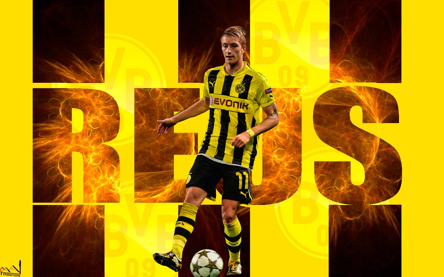 Marco Reus Borussia Dortmund Soccer BVB Bundesliga 1440x900