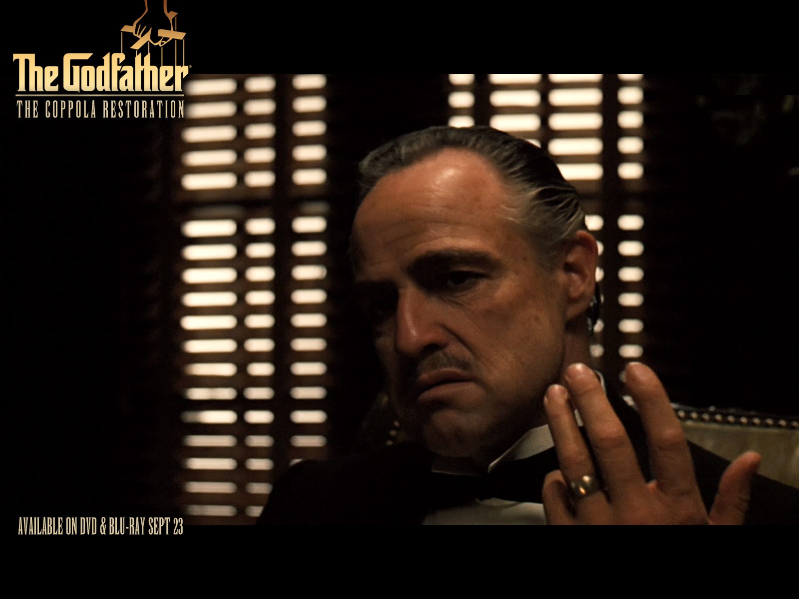 The Godfather Movies Marlon Brando Vito Corleone 1600x1200