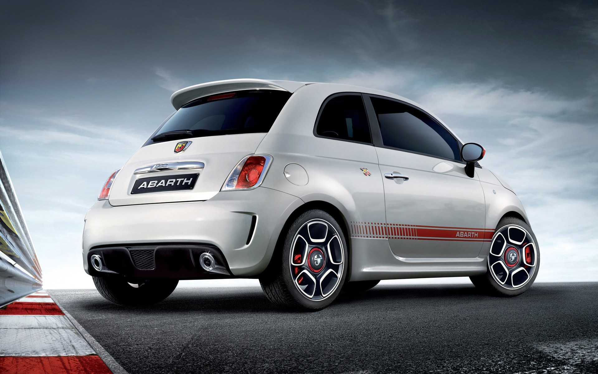 Car Vehicle White Cars FiAT Fiat 500 1920x1200