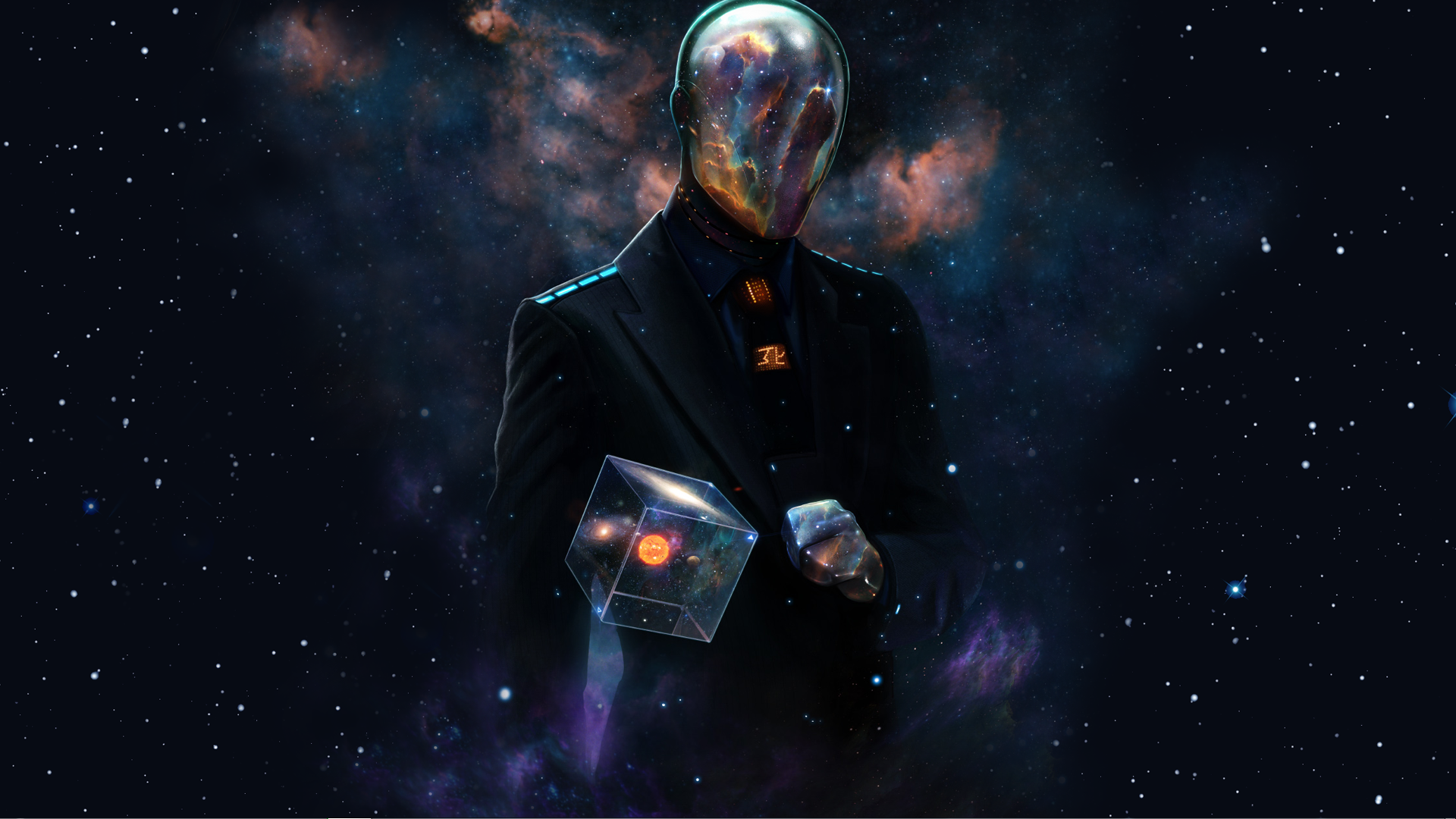 Space Science Fiction Last Man Standing Killbook Of A Bounty Hunter Digital Art Cube Space Art 1920x1080