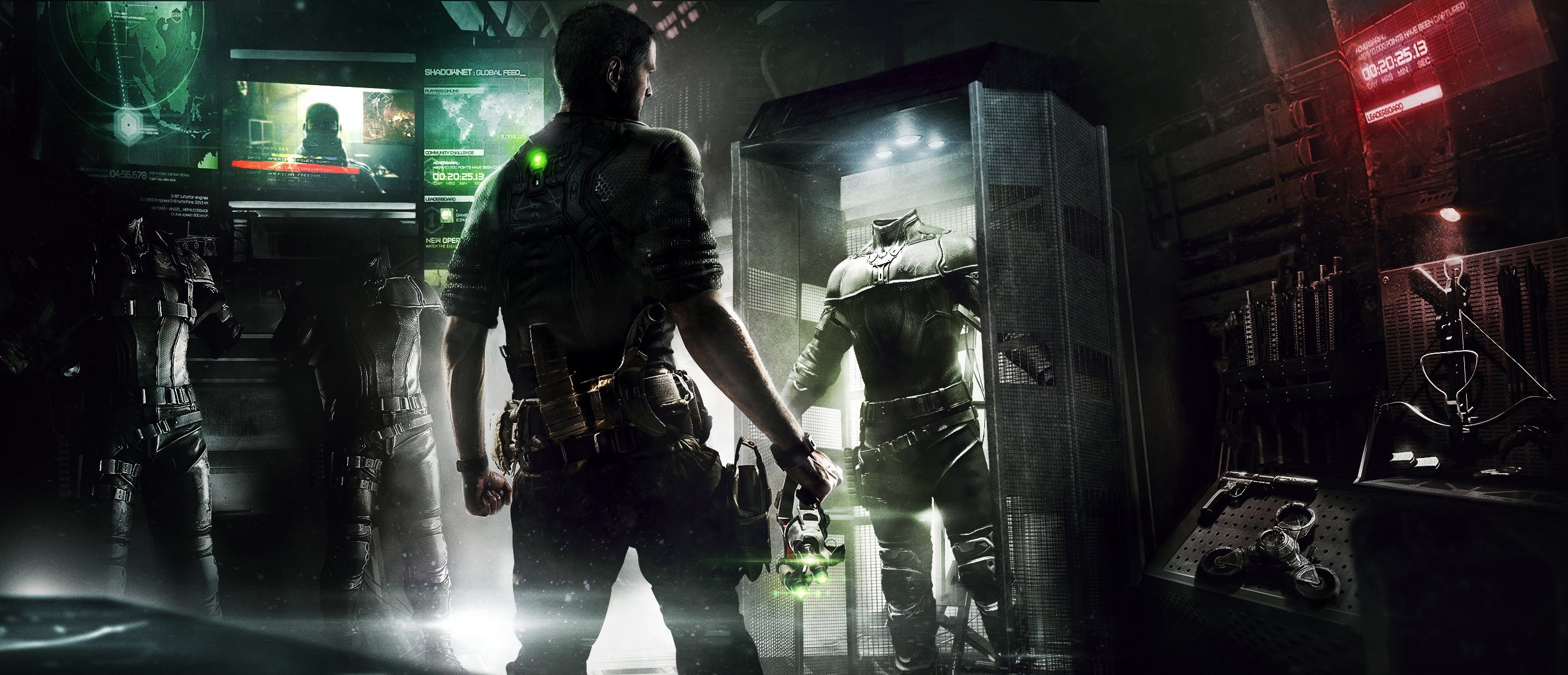 Video Games Artwork Splinter Cell 2509x1080