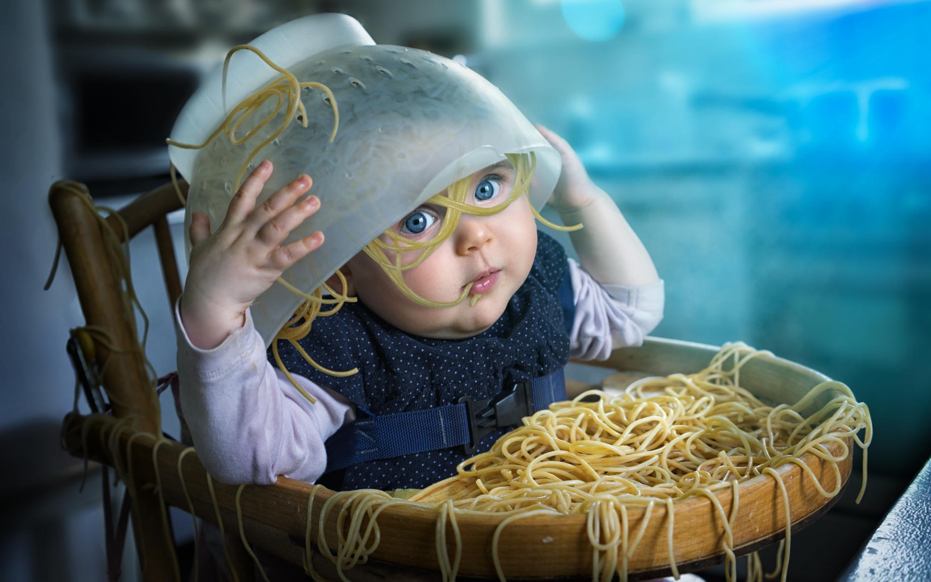 Baby Spaghetti Humor Food 1920x1200