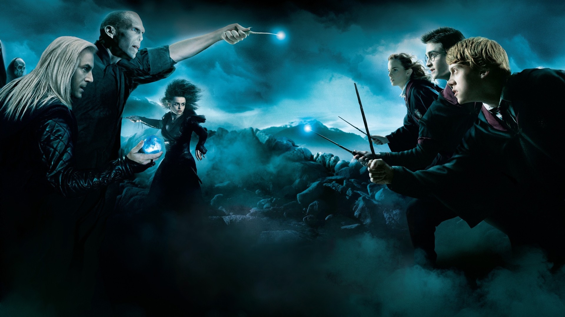 Harry Potter Lord Voldemort Hermiona Granger Ron Weasley 1920x1080