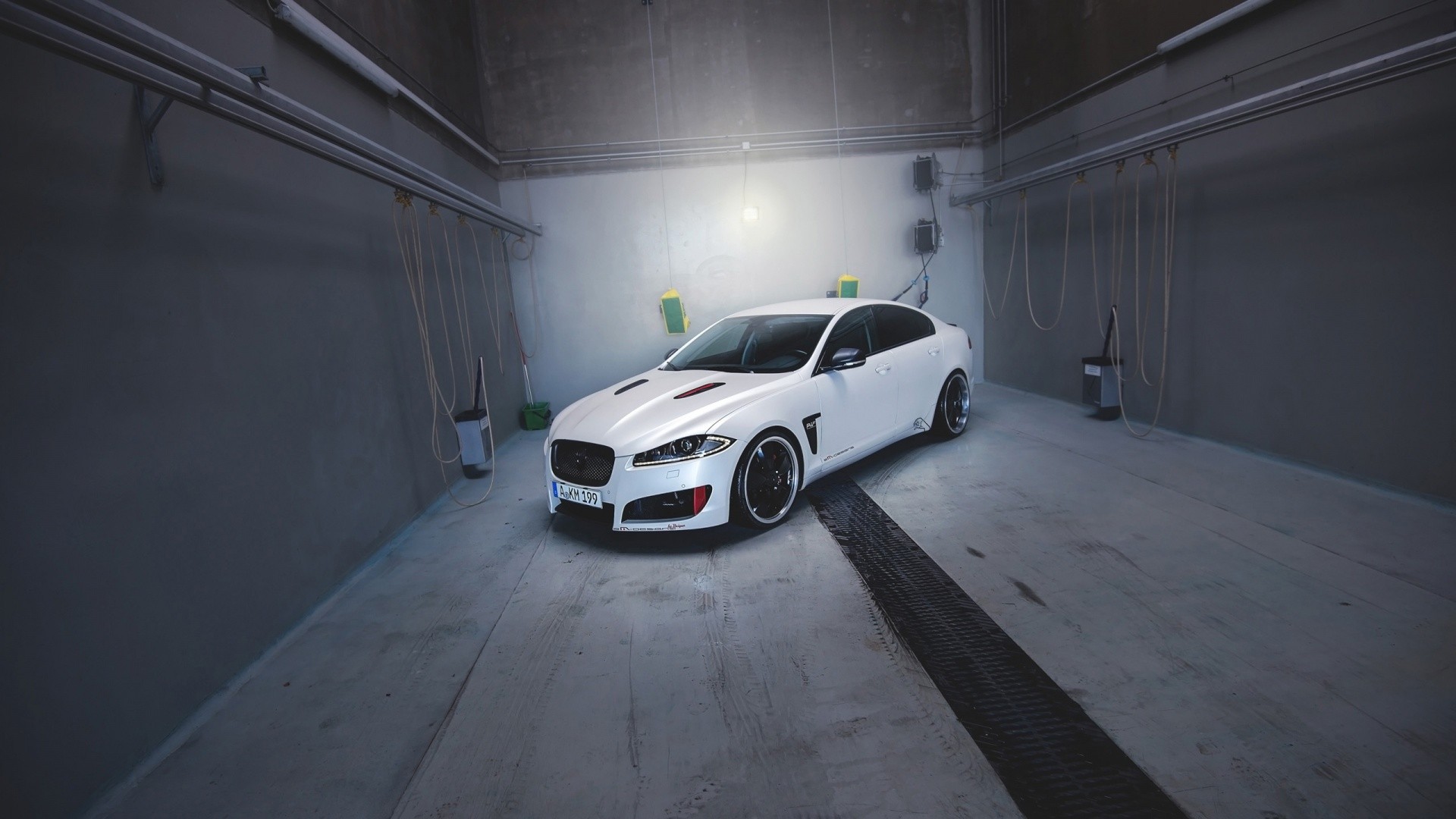 Jaguar Jaguar XF White Cars Vehicle 1920x1080