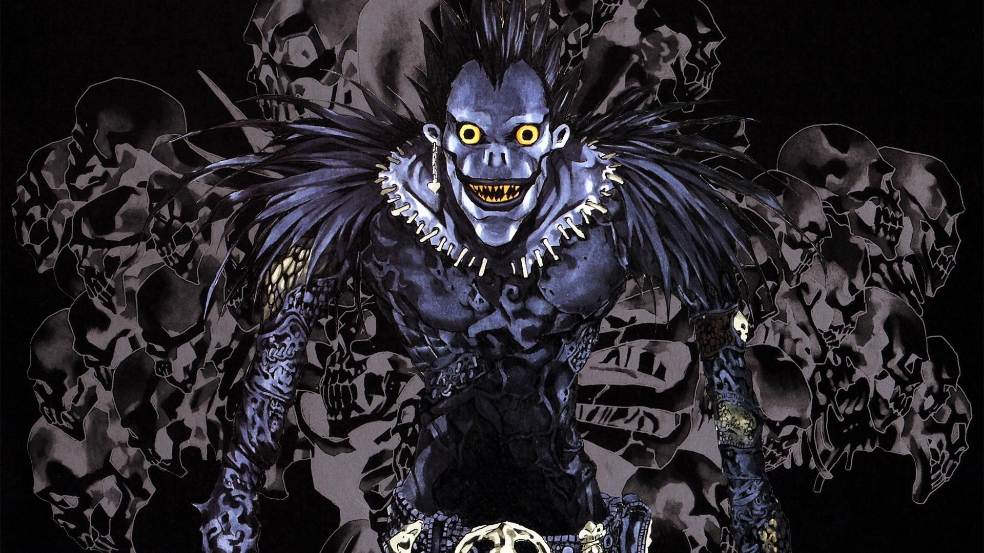 Fan Art Anime Death Note Artwork Scary Face 1920x1080