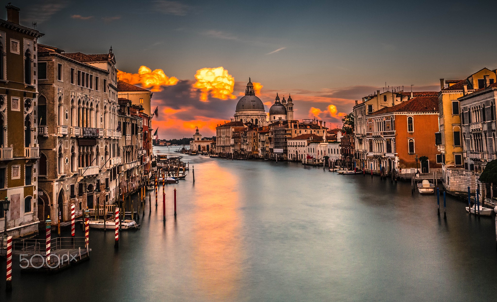 Venice Grand Canal Cityscape Canal Italy 2048x1247