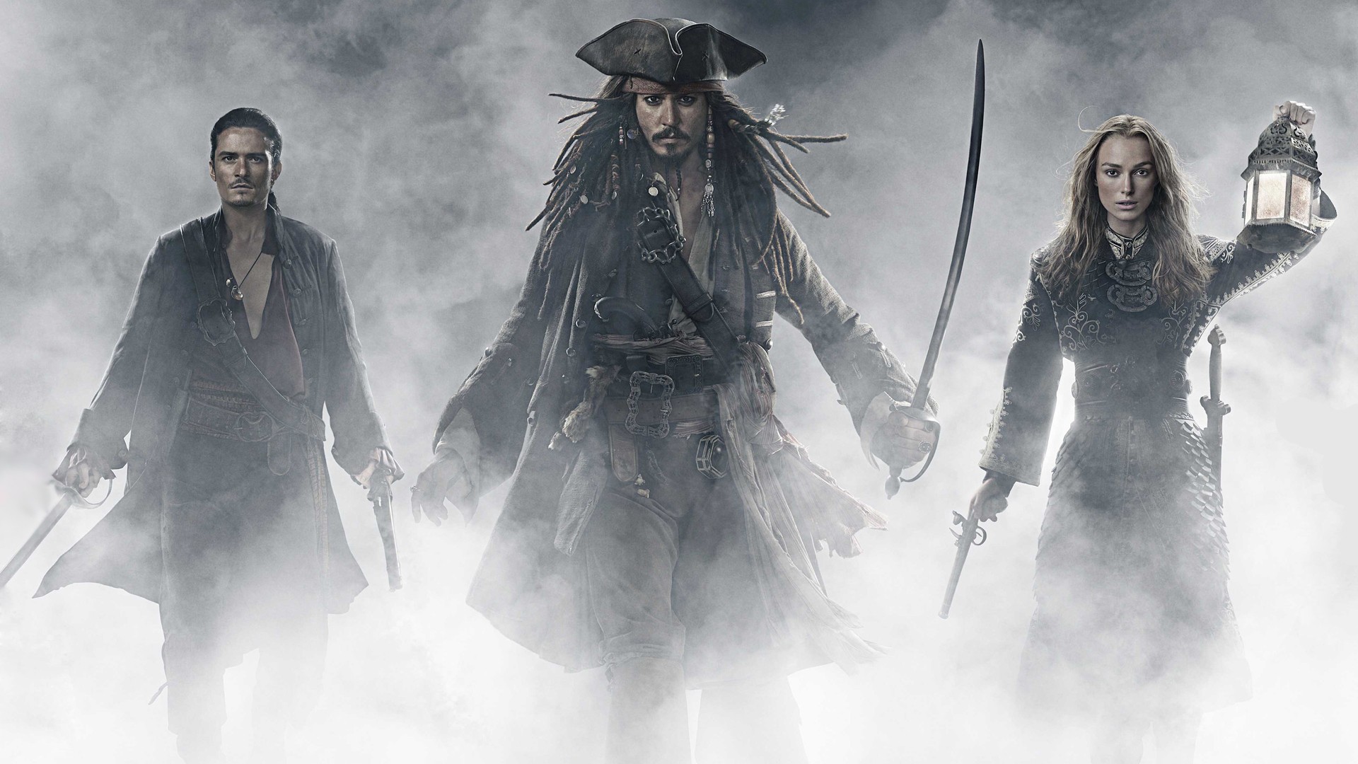 Movies Pirates Of The Caribbean At Worlds End Keira Knightley Johnny Depp Orlando Bloom Jack Sparrow 1920x1080