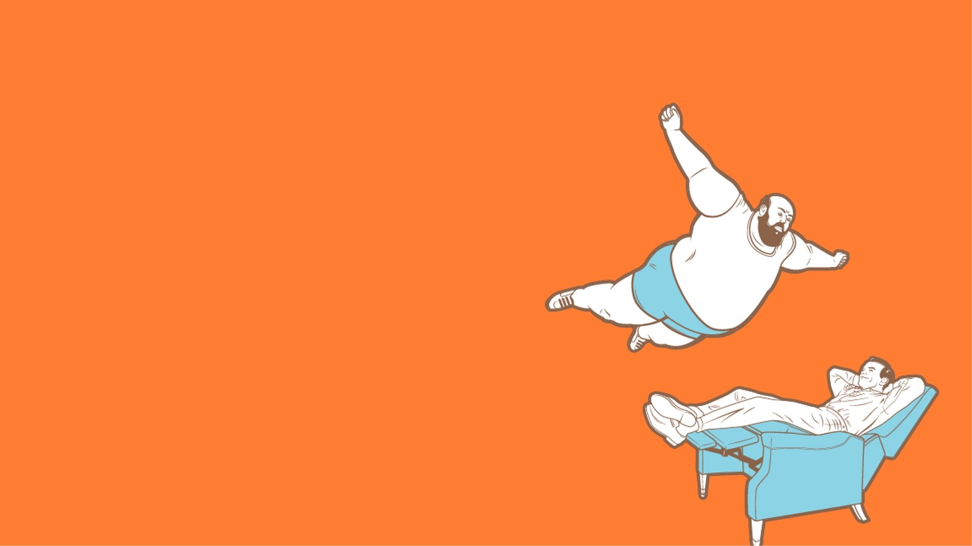 Diving Fatass Couch 1920x1080