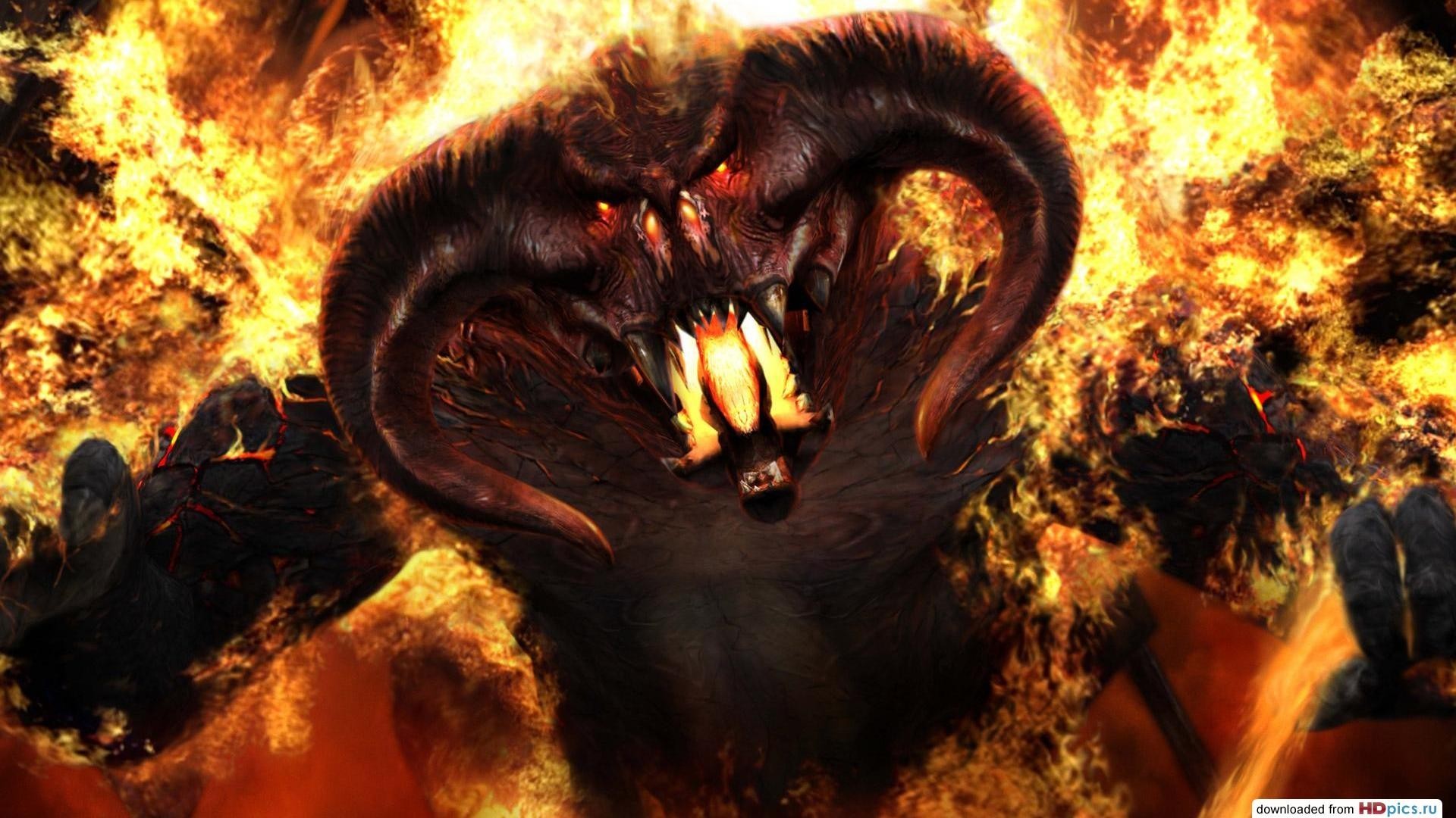 Movies The Lord Of The Rings The Lord Of The Rings The Fellowship Of The Ring Balrog 1920x1080