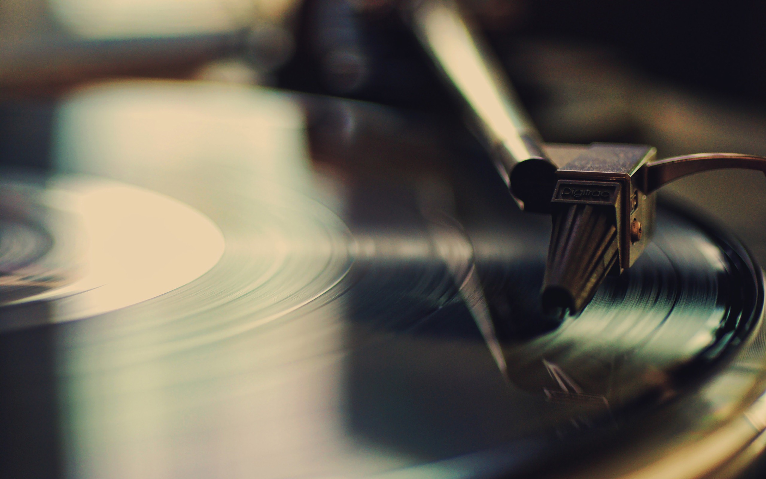 Music Vinyl Record Players Macro Technology Audio 2560x1600