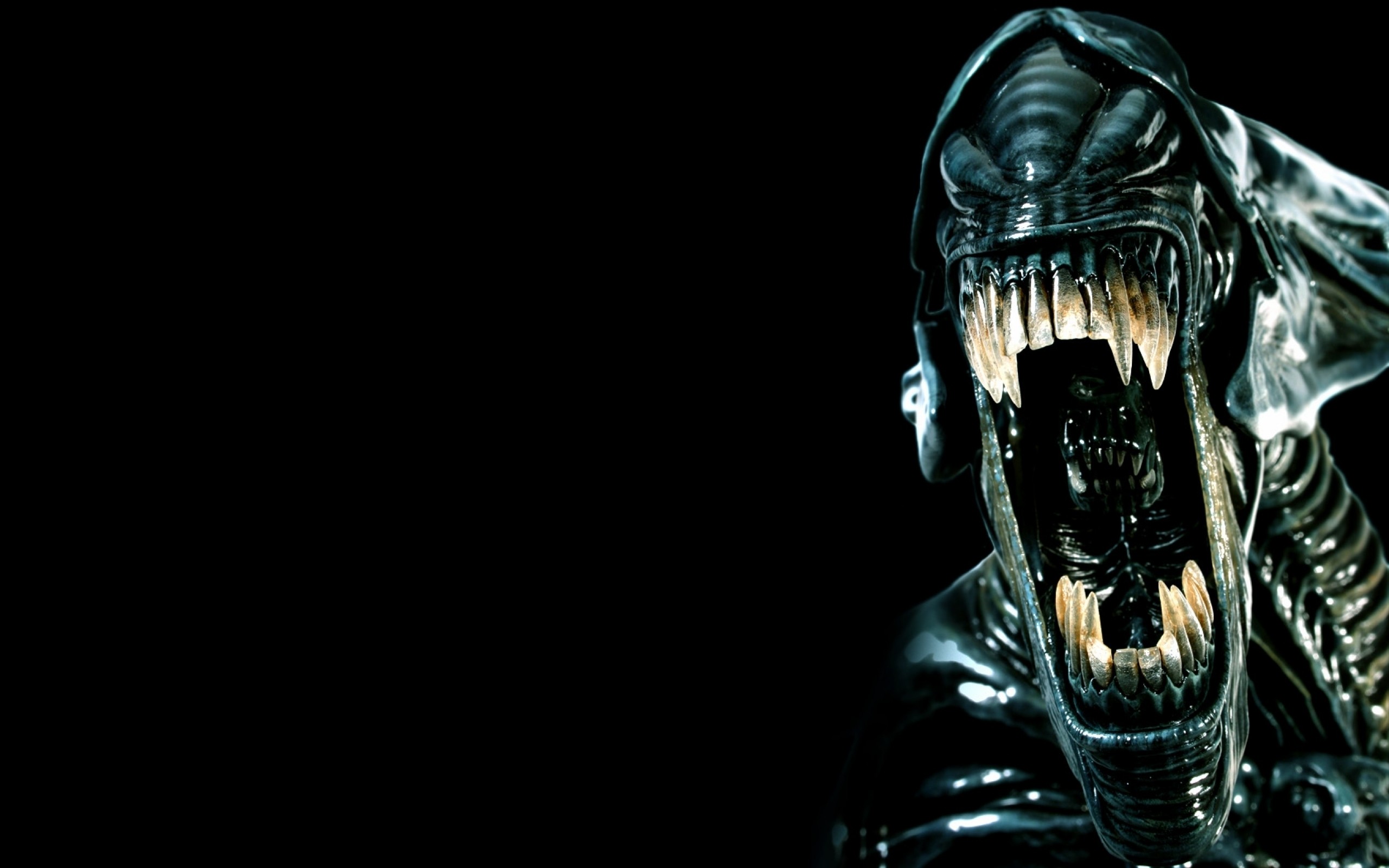 Alien Movie Alien Queen Xenomorph Aliens 2560x1600