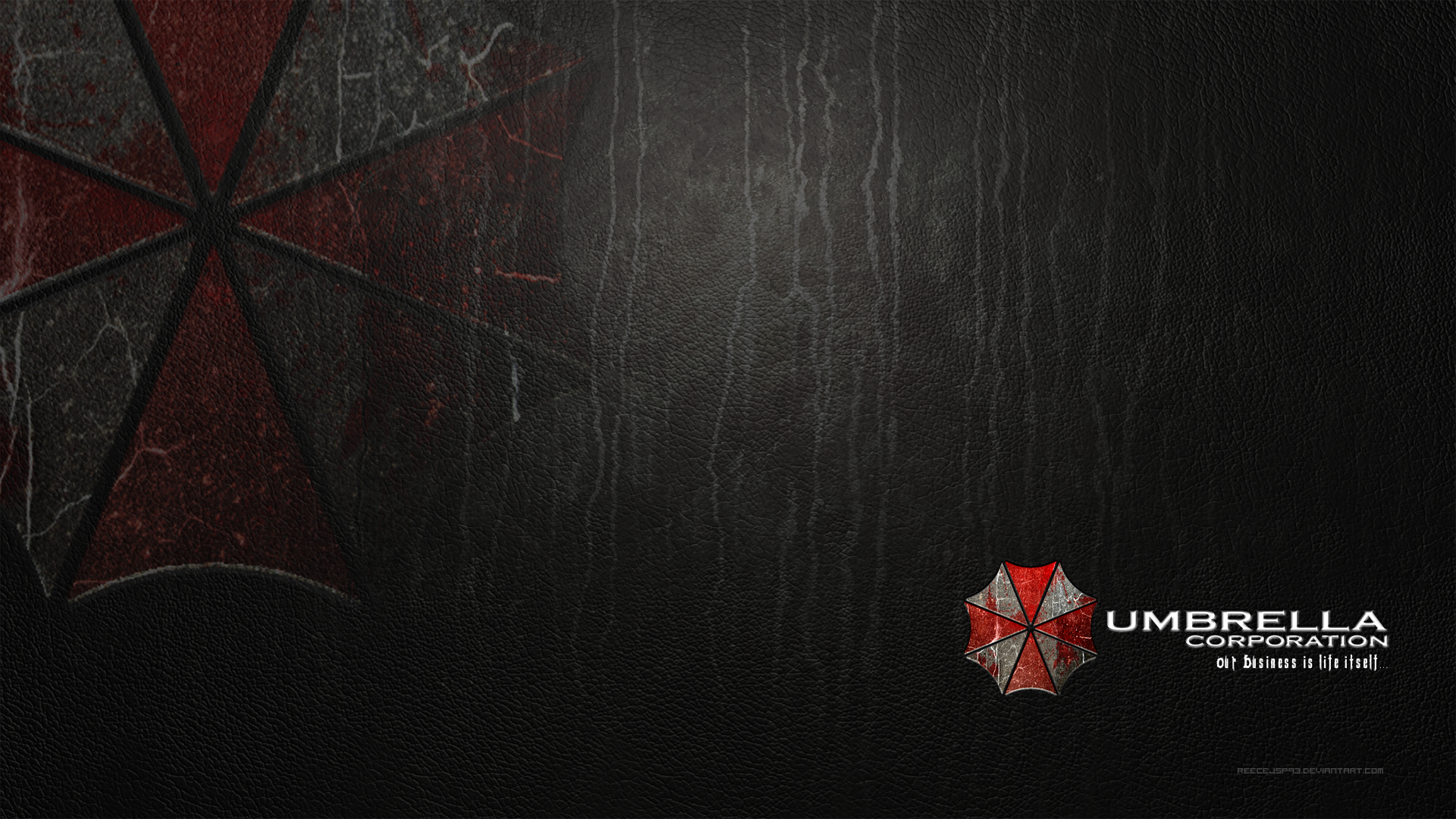 Resident Evil Umbrella Corporation Logo Texture 1920x1080