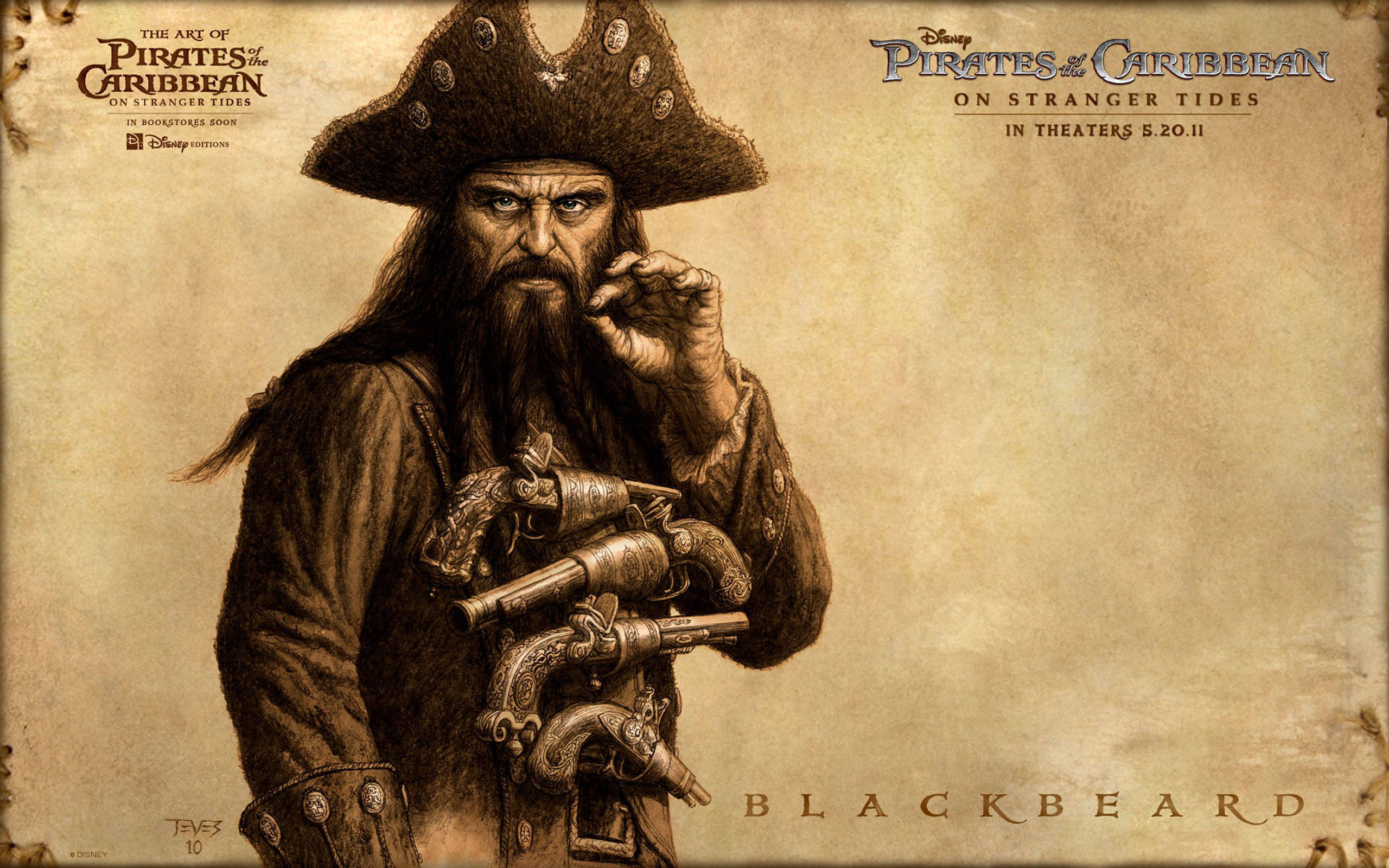 Pirate Ian McShane Blackbeard Pirates Of The Caribbean Pirates Of The Caribbean On Stranger Tides 2560x1600