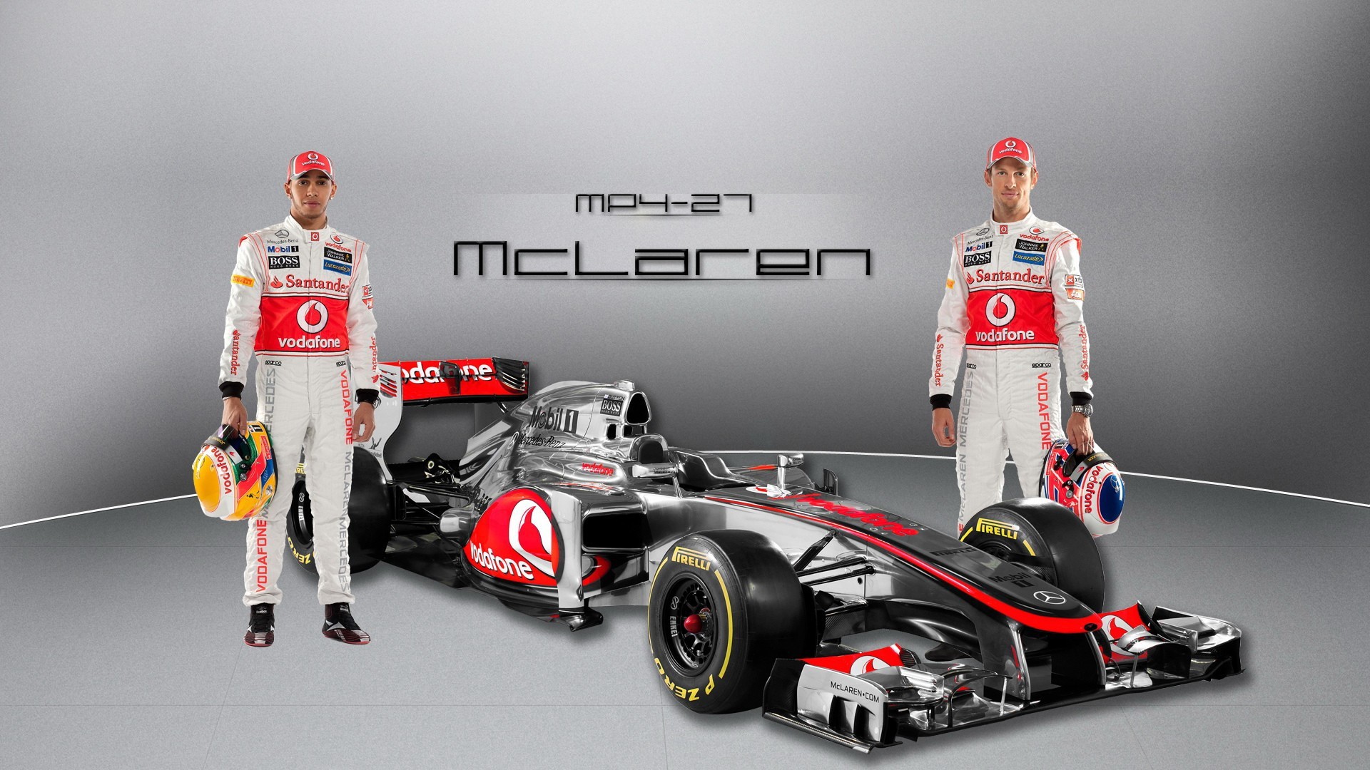 Formula 1 McLaren Formula 1 Lewis Hamilton Jenson Button 1920x1080