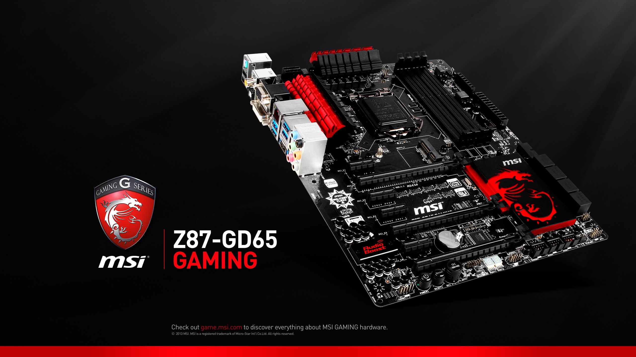 MSi G Dragon Technology Numbers Logo 2013 Year Old 2560x1440