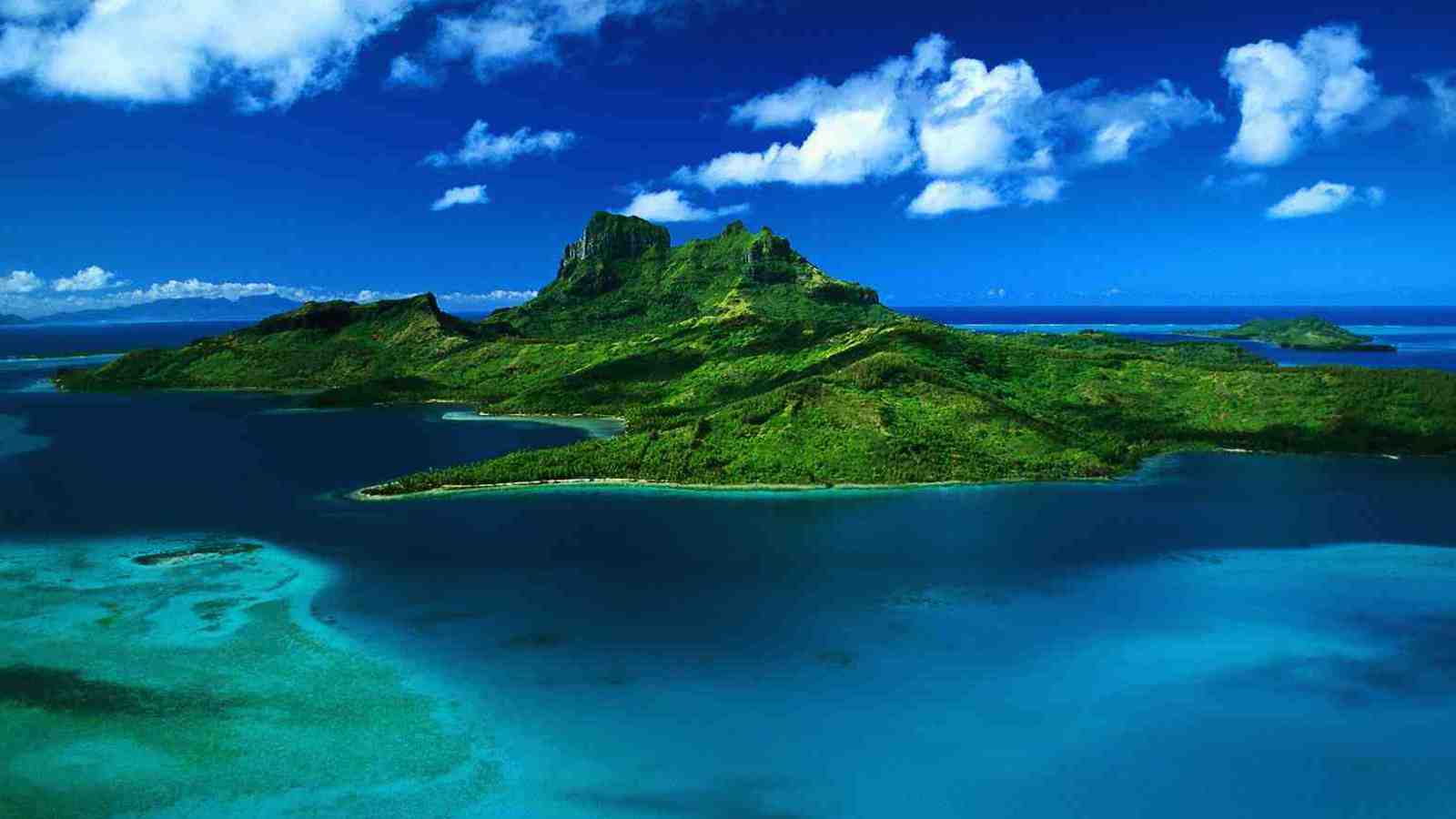 Bora Bora Island South Pacific Ocean 1600x900