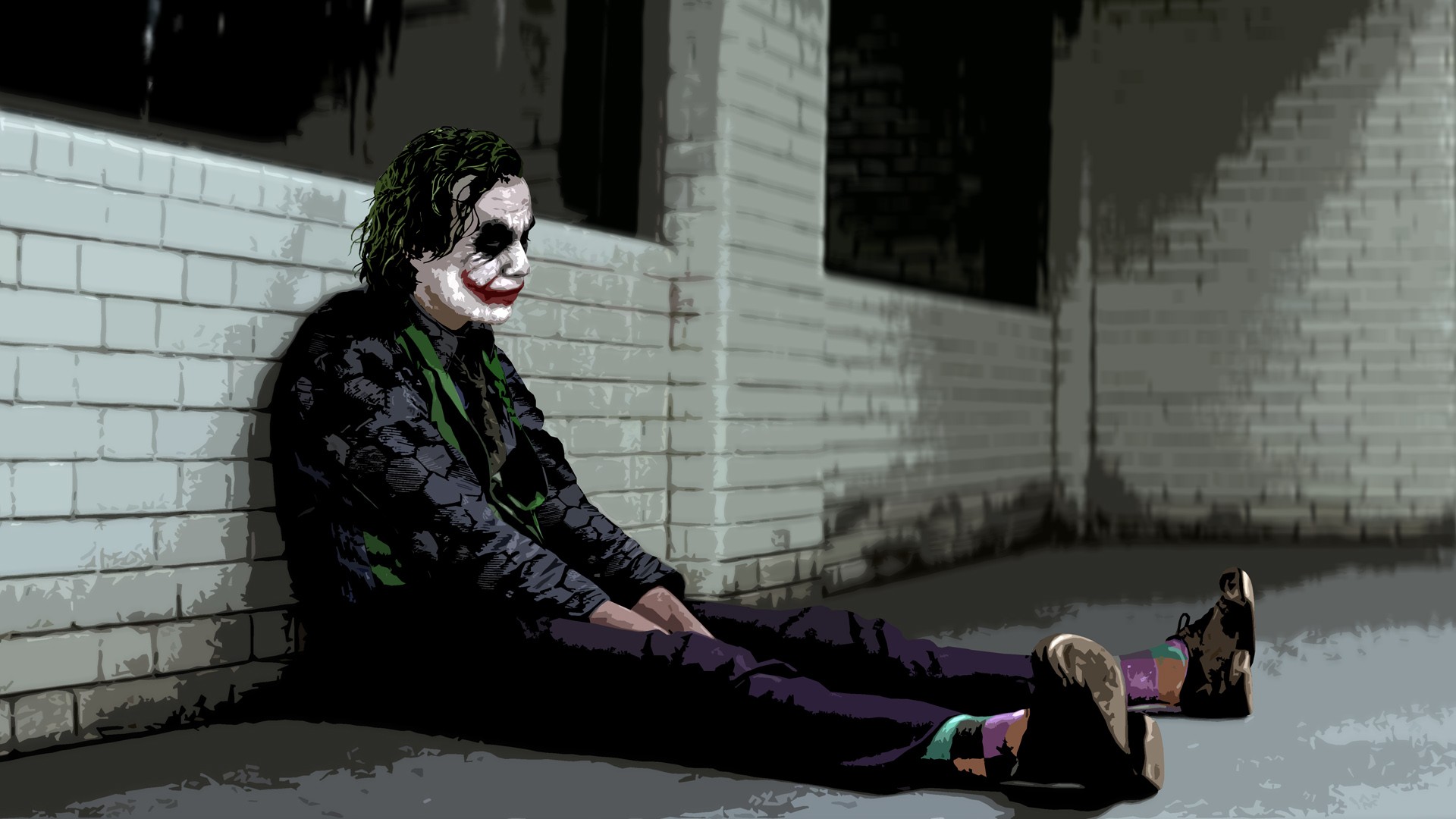 Movies Anime Anime Anime Anime Batman The Dark Knight Joker MessenjahMatt Prisons 1920x1080