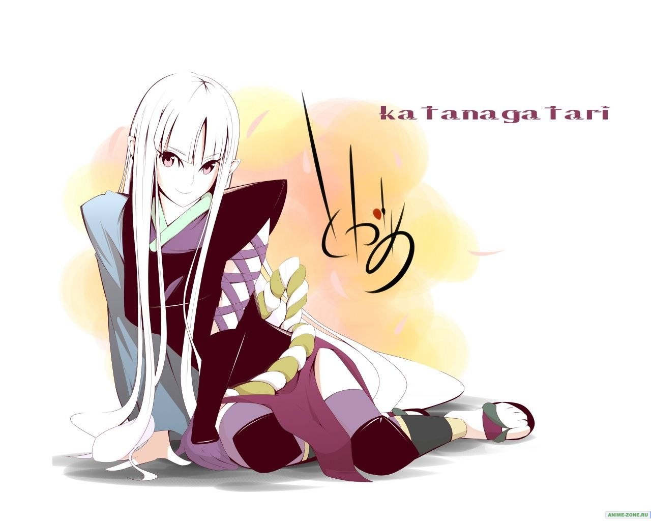 Anime Katanagatari Anime Girls Togame 1280x1024