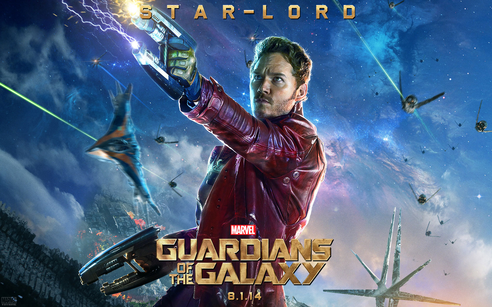 Star Lord Guardians Of The Galaxy Movies Movie Poster 1680x1050