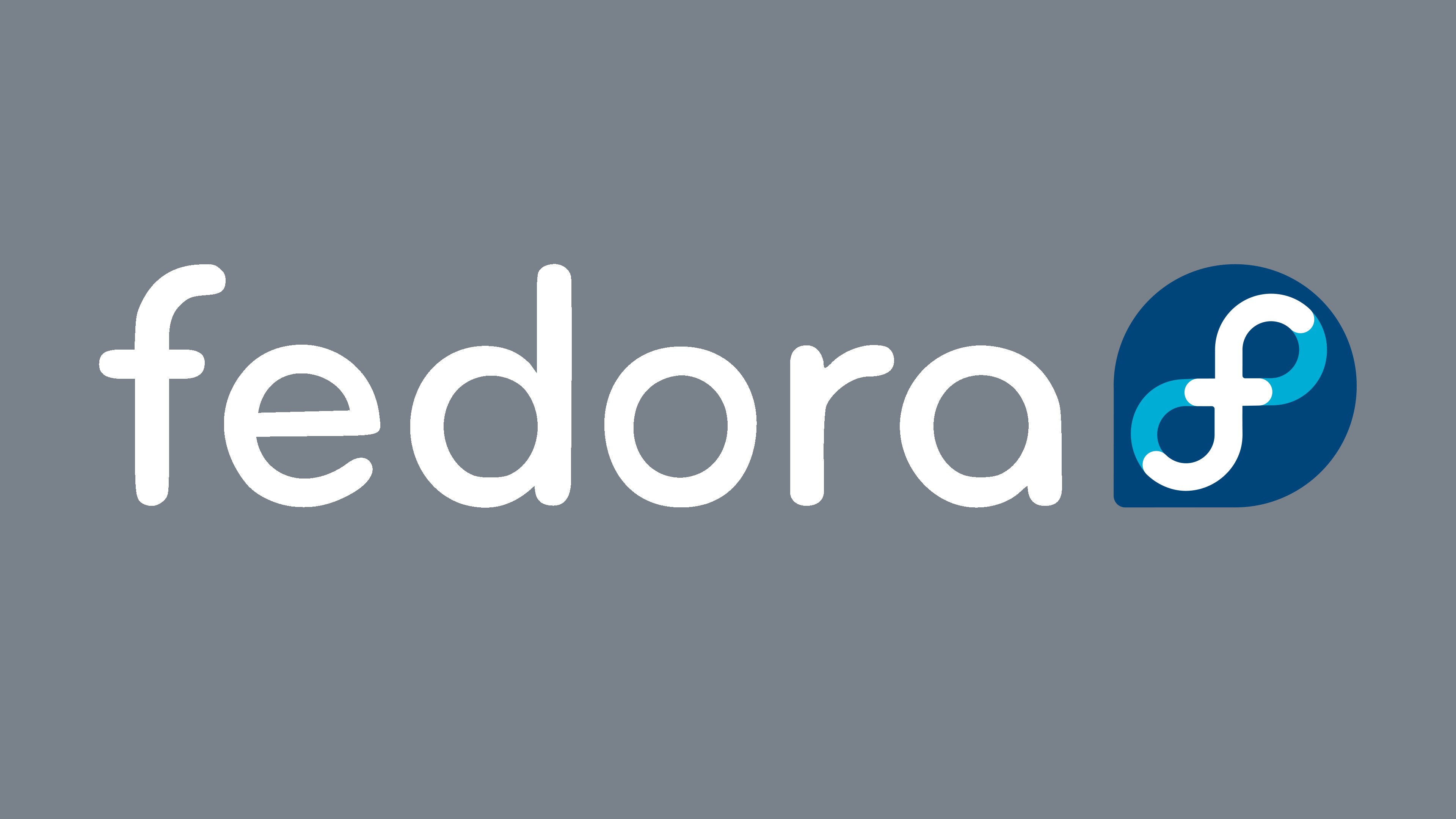 Fedora Linux Open Source Open Source Operating System Logo Red Hat Brand 3840x2160