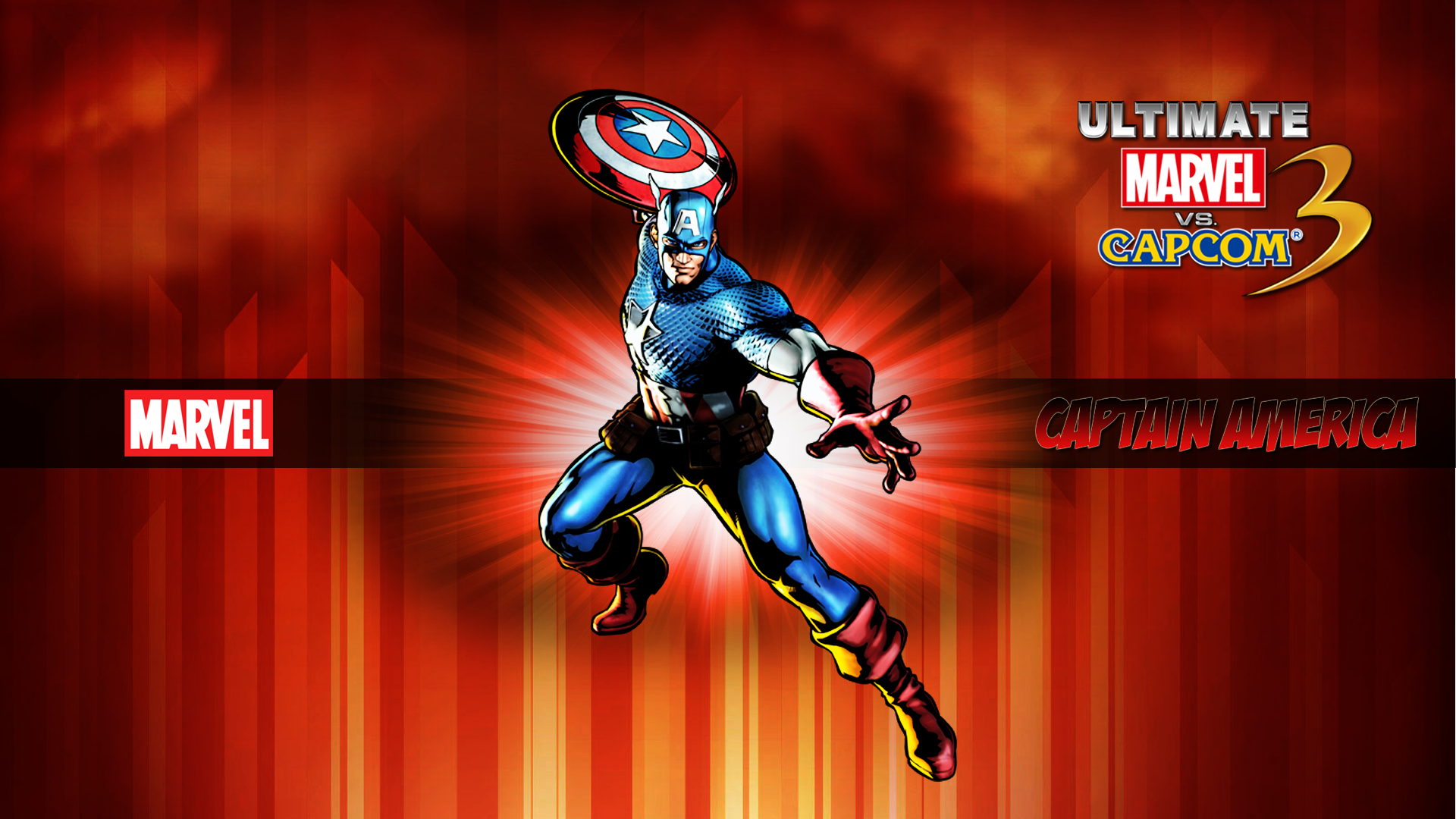 Marvel Vs Capcom 3 Captain America Video Games 1920x1080