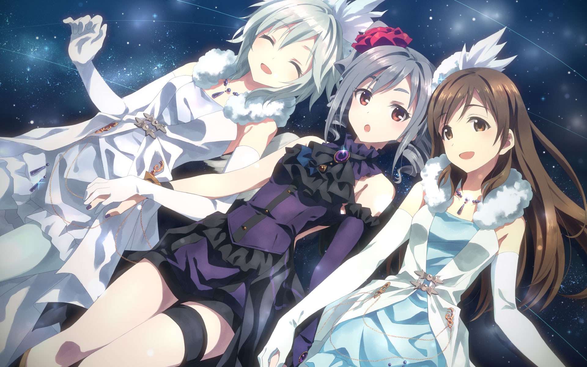 Anime Anime Girls Kanzaki Ranko Nitta Minami THE IDOLM STER Cinderella Girls Anastasia Idolmaster Yu 1920x1200