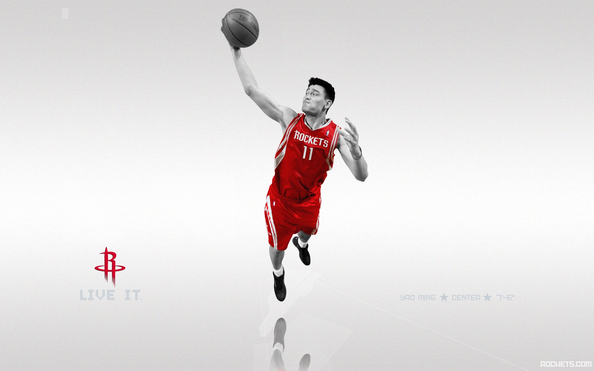 NBA Basketball Yao Ming Houston Houston Rockets Rocket Sports 1920x1200