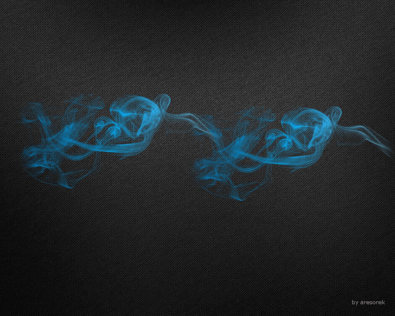 Smoke Colored Smoke Dark Background Blue Smoke 1280x1024