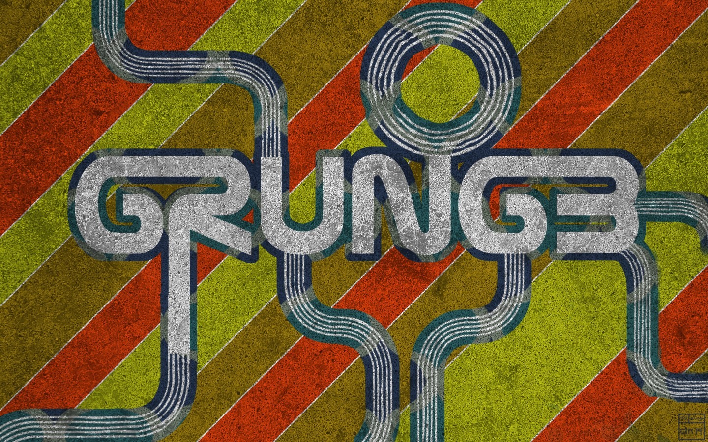 Grunge Texture Typography Gritty 1440x900