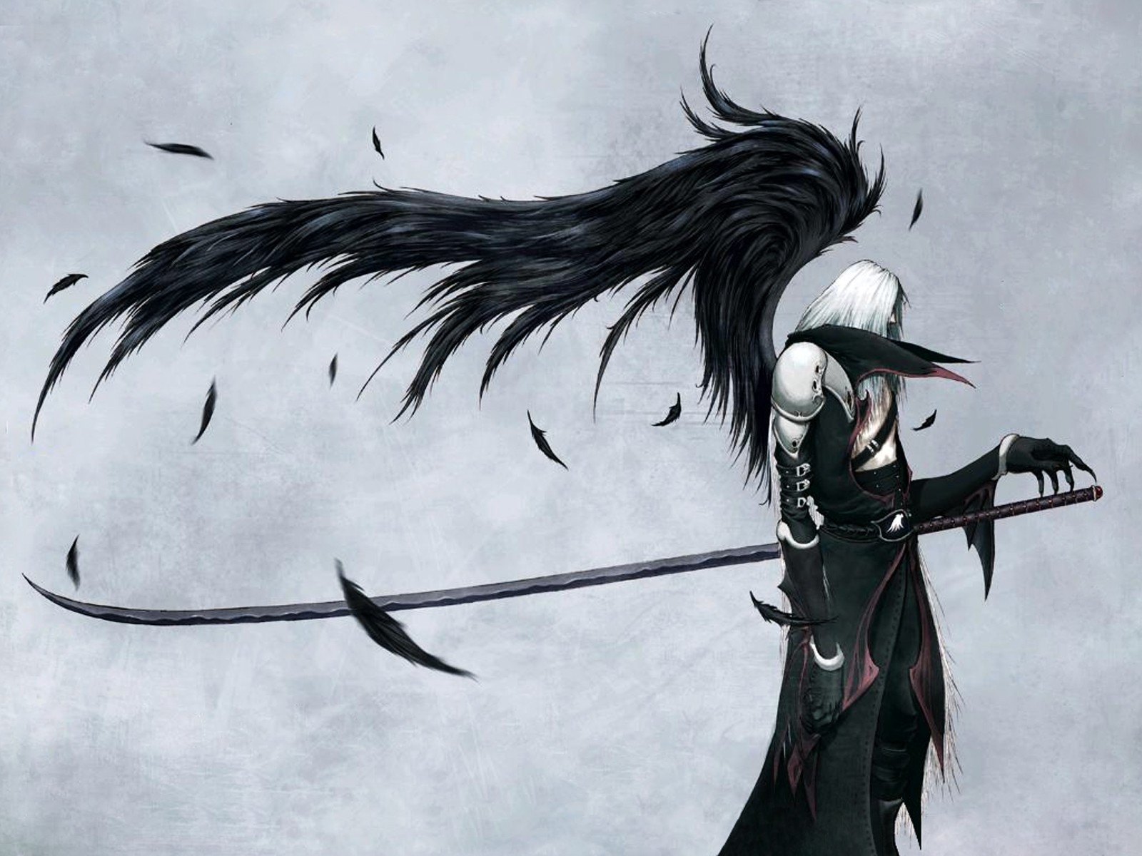 Artwork Wings Final Fantasy Vii Sephiroth Fantasy Art Video Games 1600x1200