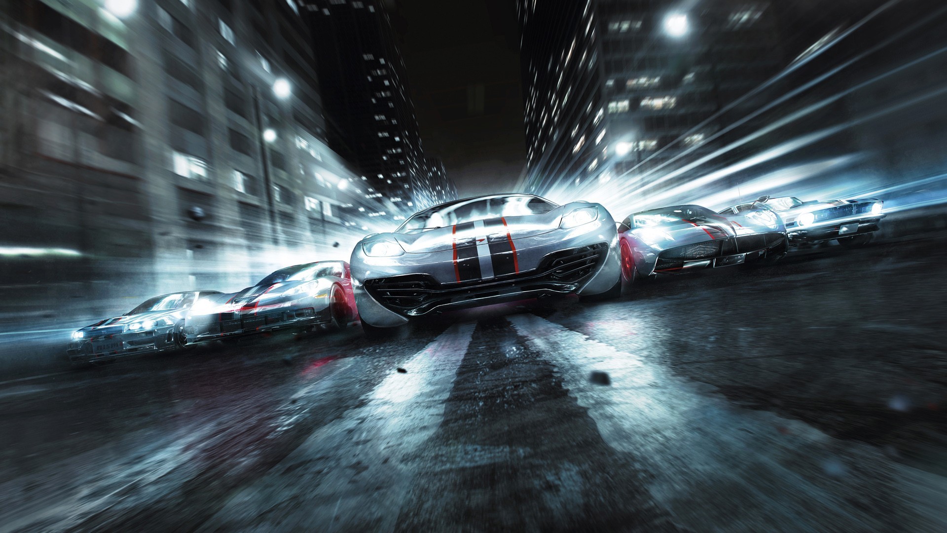 Grid 2 Video Games 2013 Year Car Vehicle Road Video Game Art 1920x1080