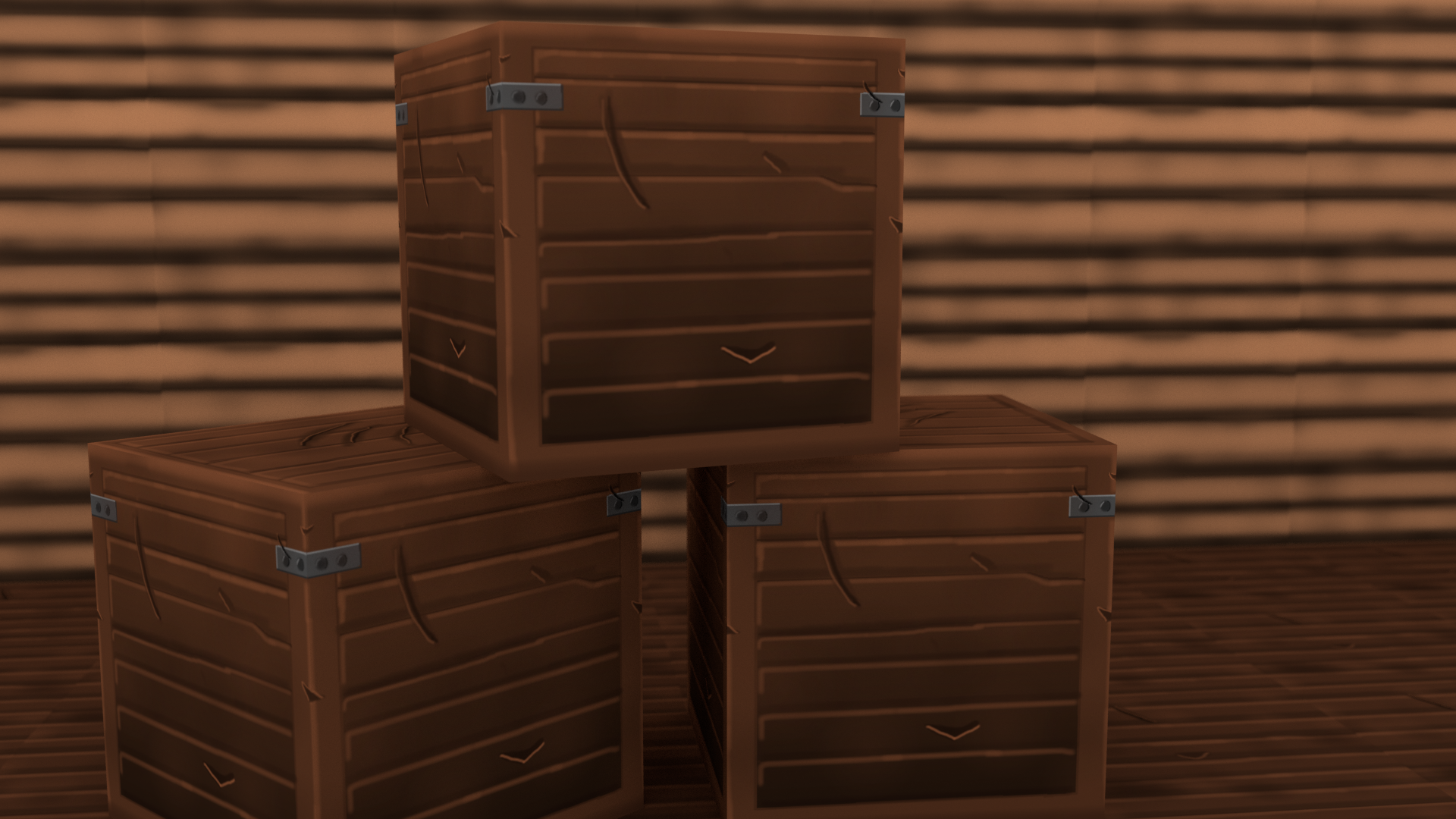 Crate Depth Of Field Blender 1920x1080