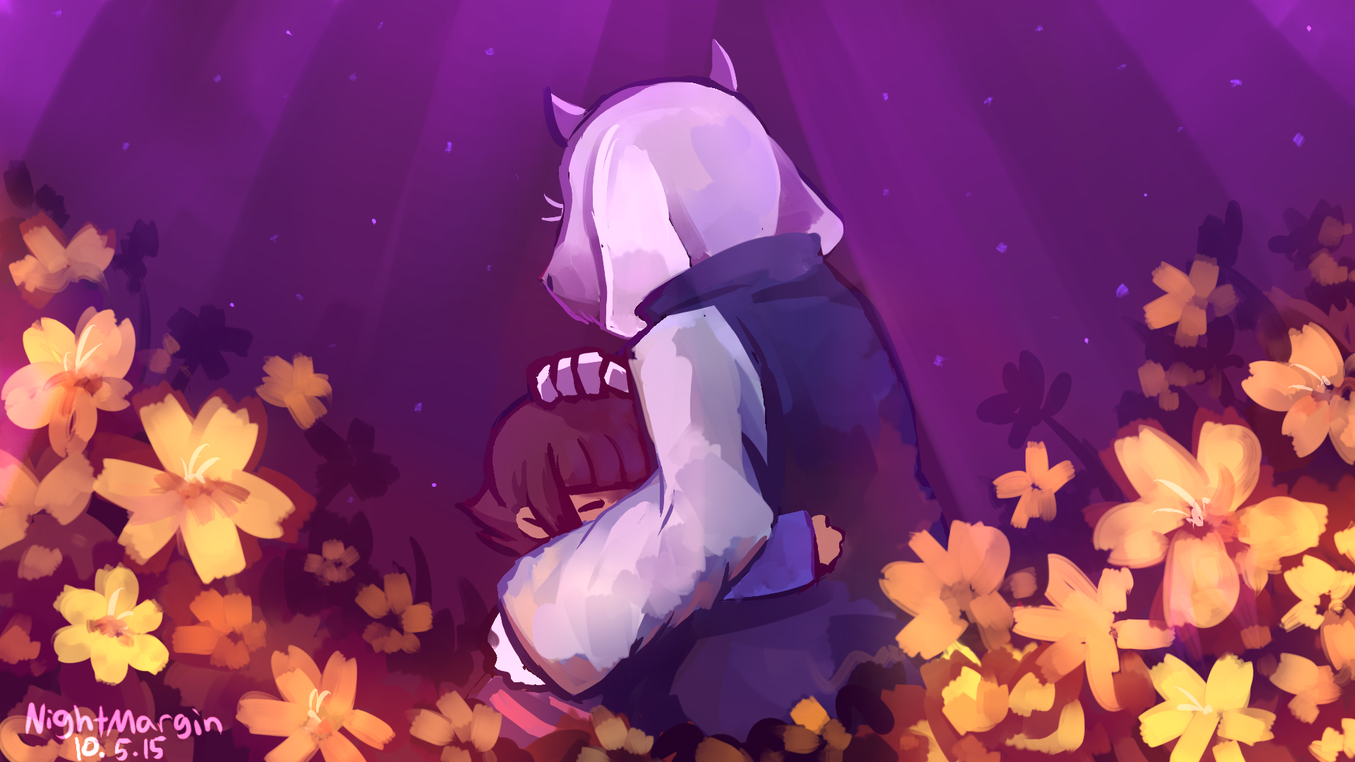 Toriel Undertale Frisk 1920x1080