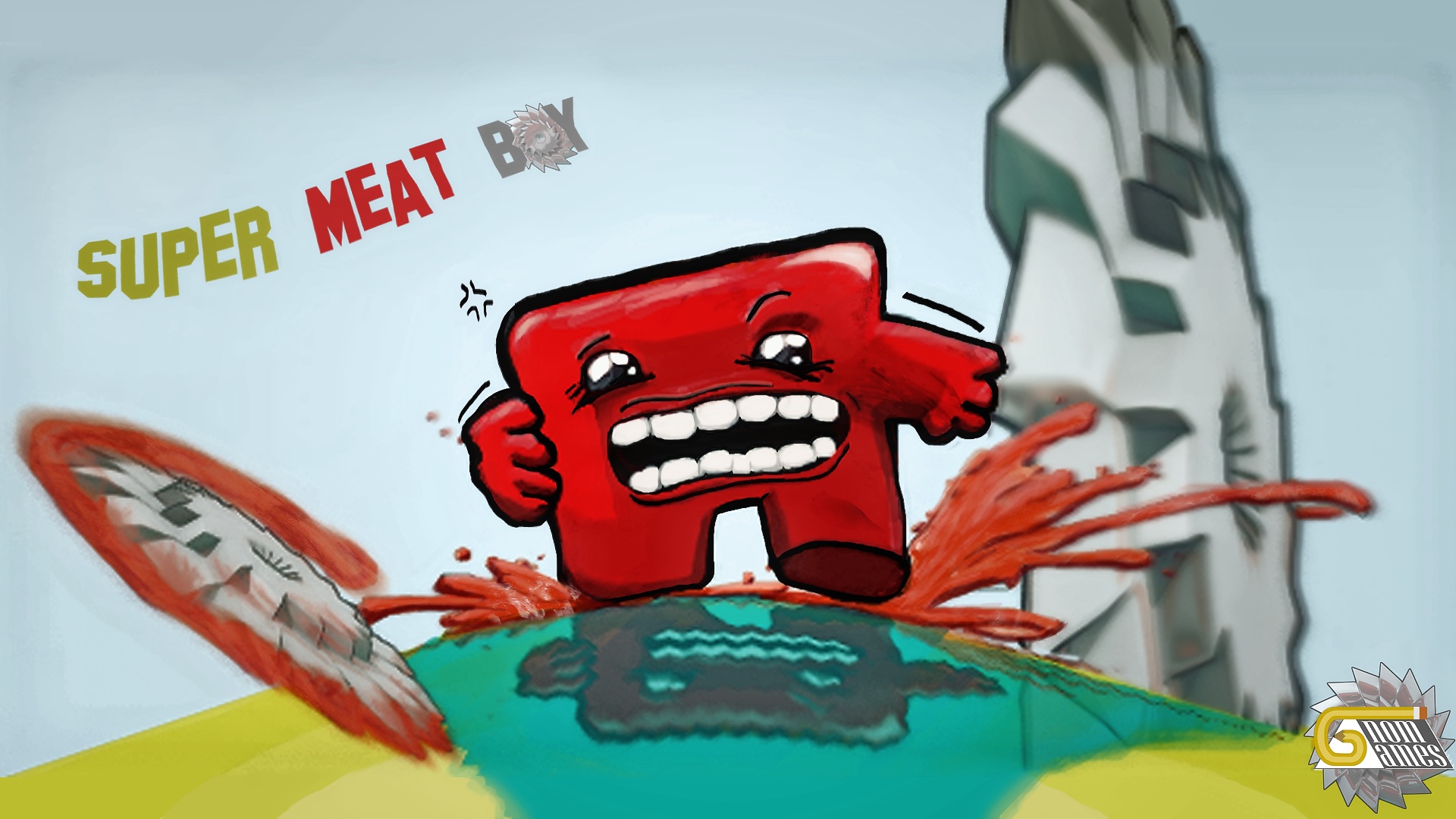 Video Game Super Meat Boy 1920x1080