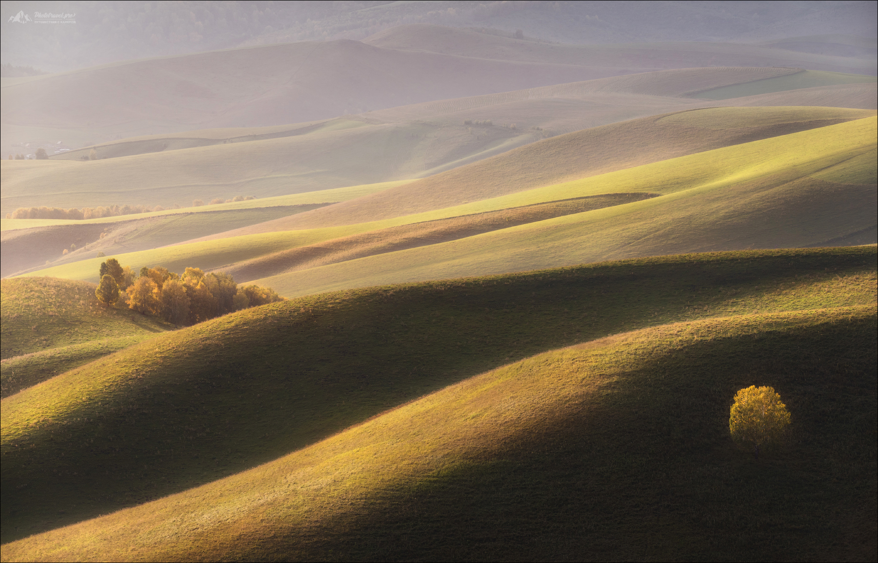 Vlad Sokolovsky Landscape Horizon Hills Shadow Trees Sunlight Desolate 1800x1156