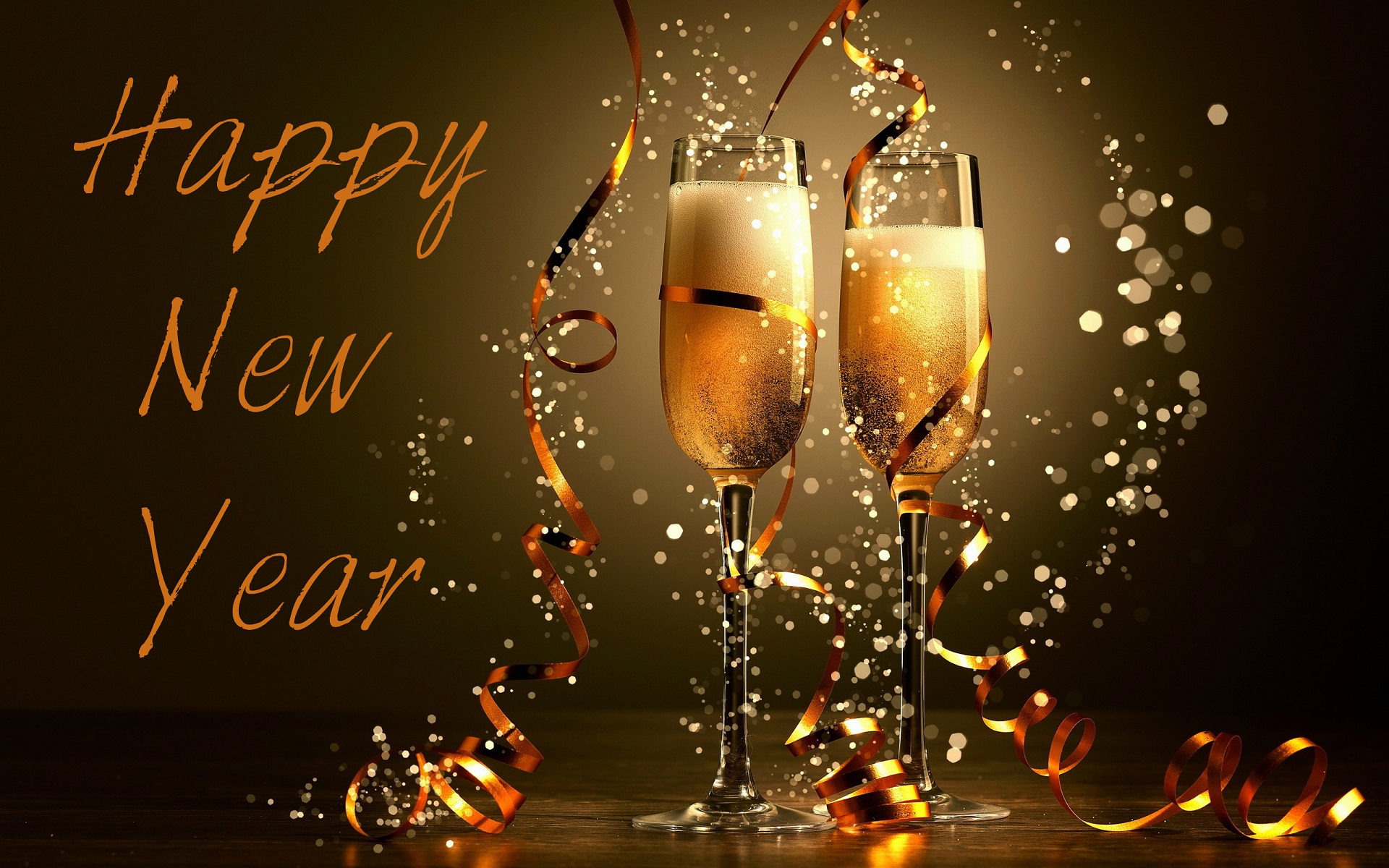 Celebration Champagne Glass Holiday New Year 1920x1200